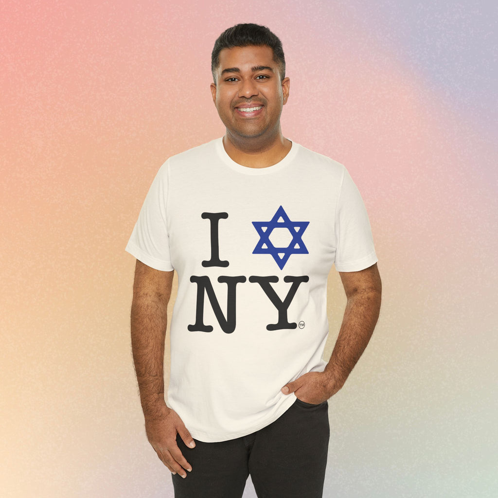 I Love NY Jewish Star T-Shirt | Jewish New York Pride Tee