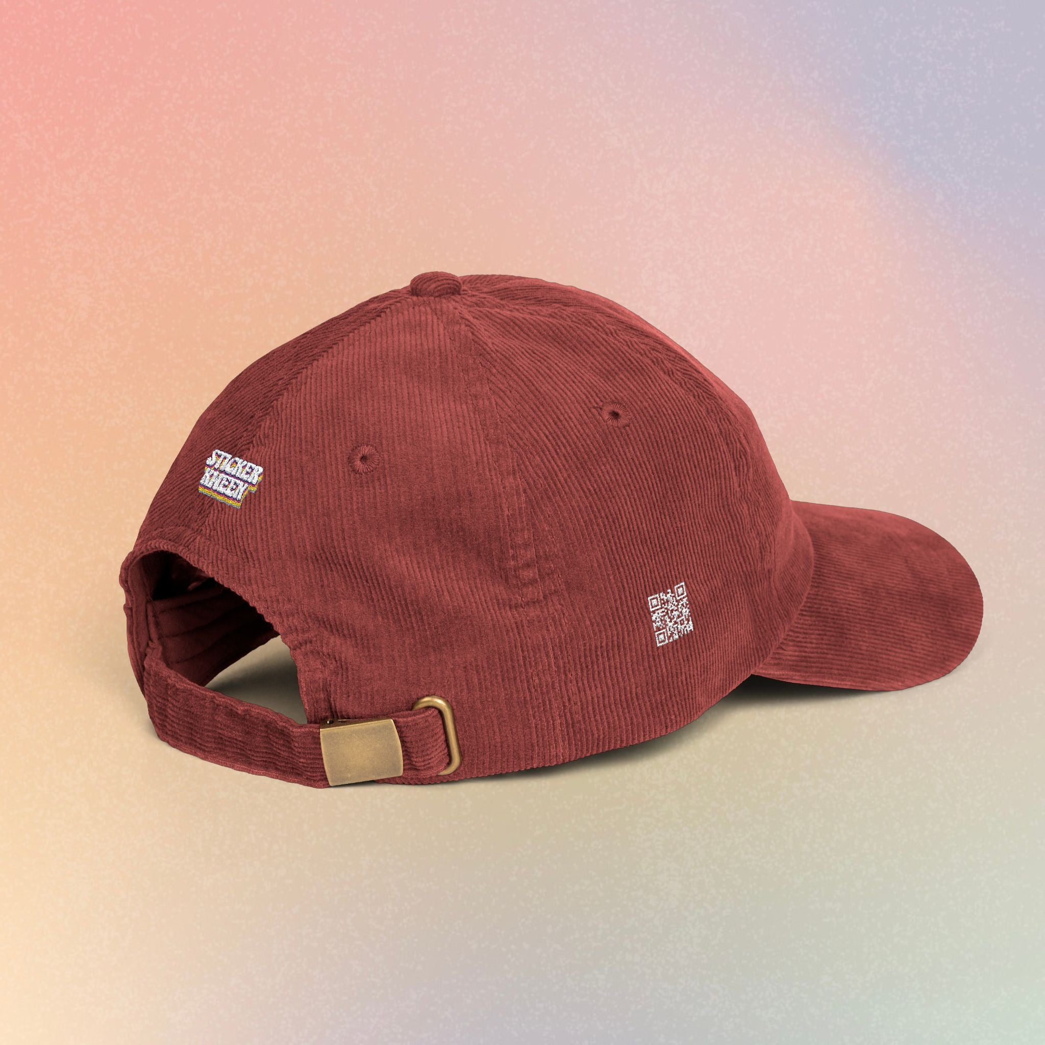 Copy of I Love NY Jewish Star corduroy cap | Embroidered vintage baseball cap