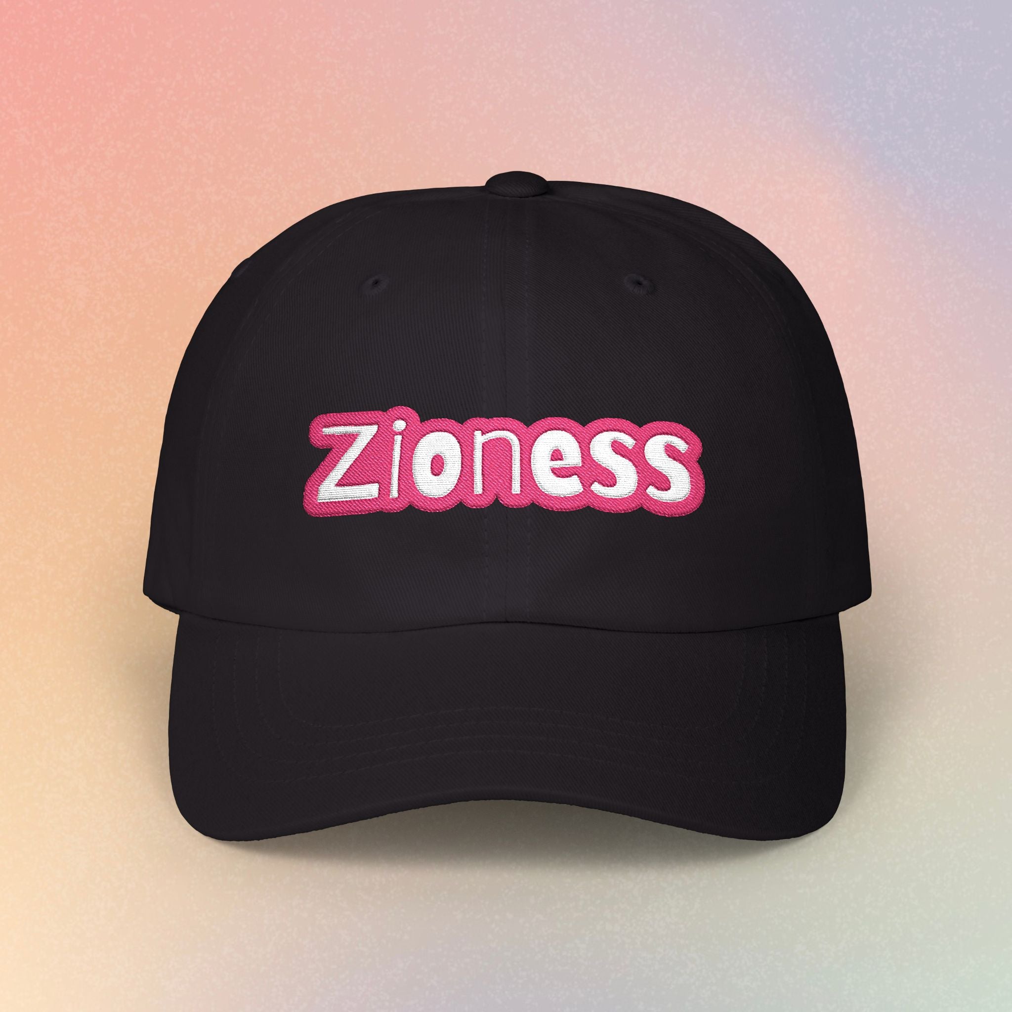 Zioness Embroidered (Dark Colors) Adjustable Baseball Cap