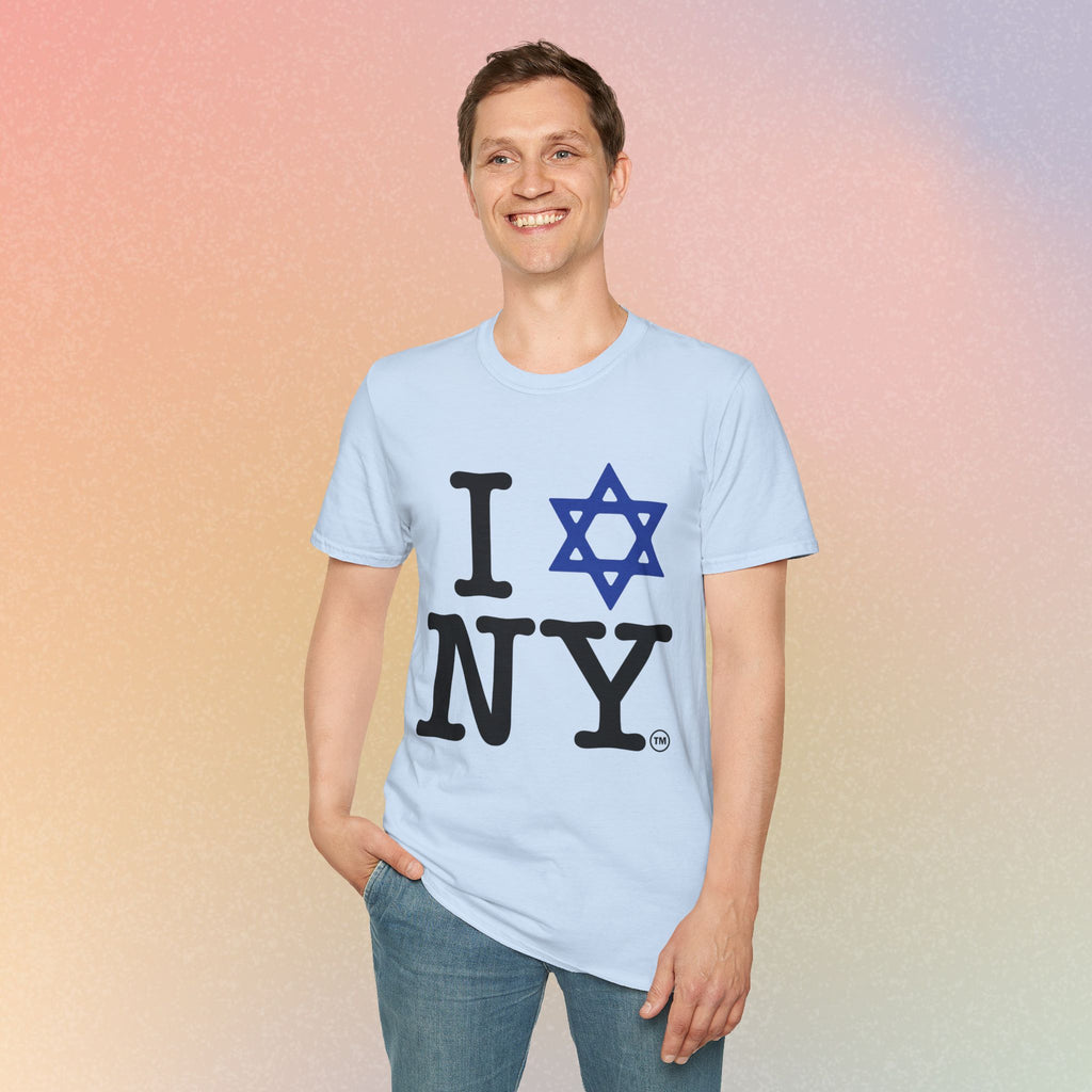 I Love NY Jewish Star Unisex Softstyle T-Shirt