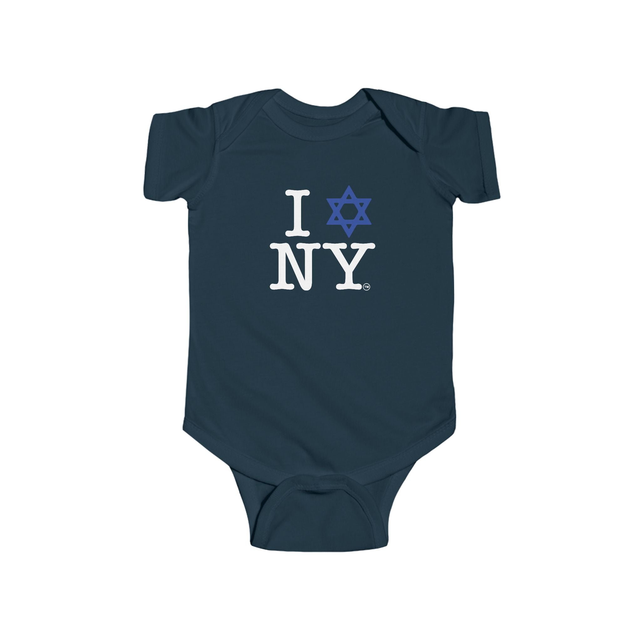 I Love NY Star of David Infant Onesie | Jewish New York Pride