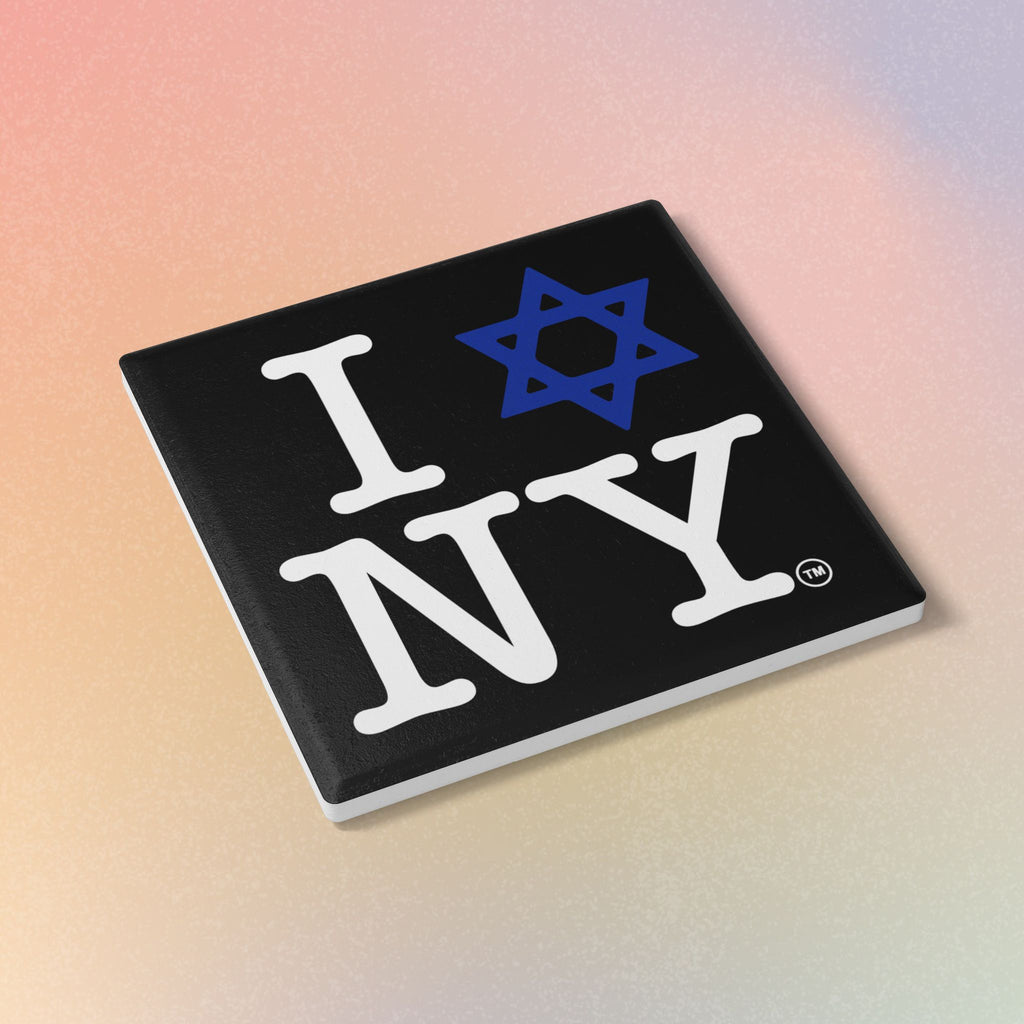 I love NY Jewish Star Ceramic Coasters
