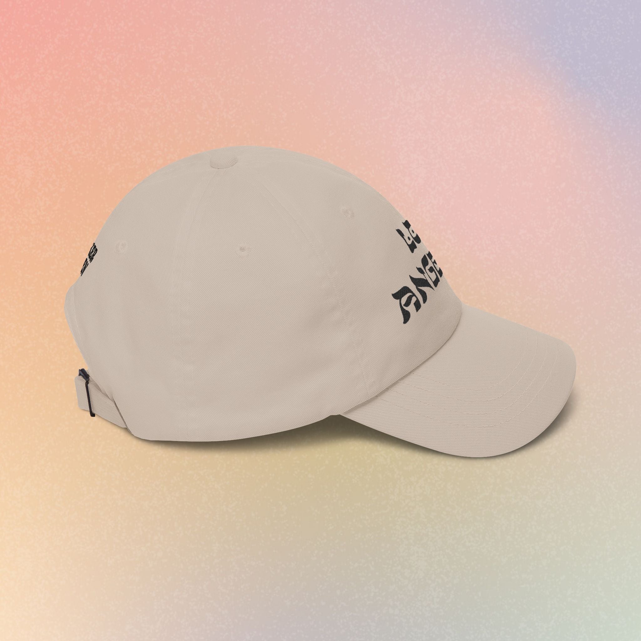Los Angeles Hebrew Style Font Baseball Cap | LA Jewish Pride (Dark Colors)