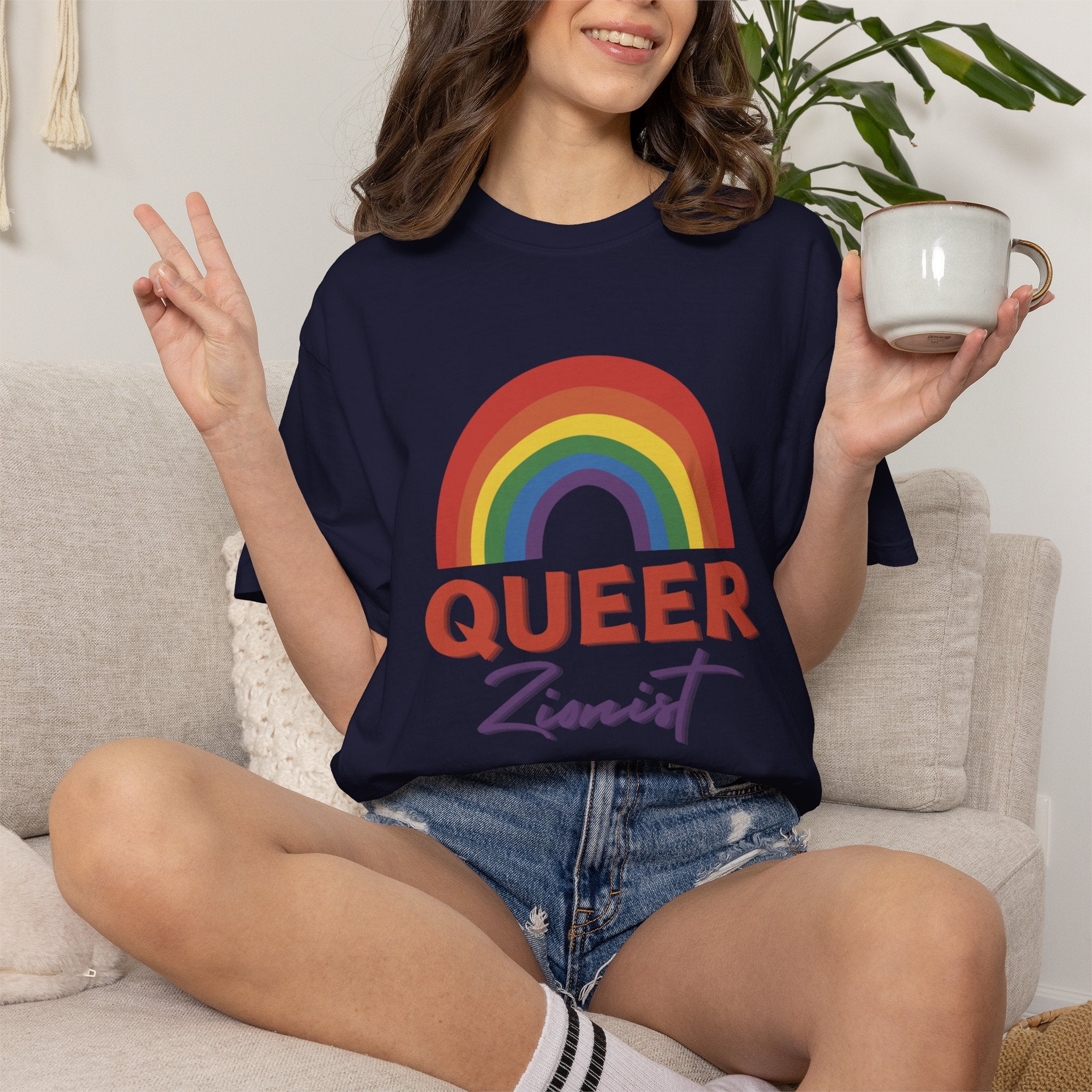 Queer Zion T-Shirt - Rainbow Transgender Pride Tee