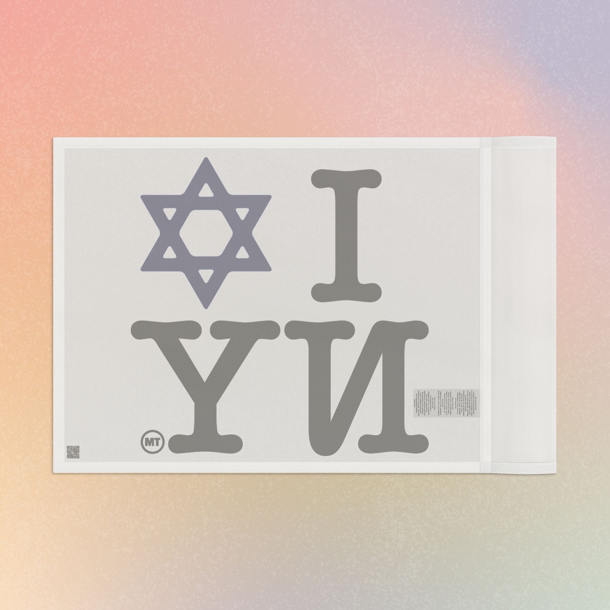 I Love NY Magen David Flag | Jewish New York Pride Flag