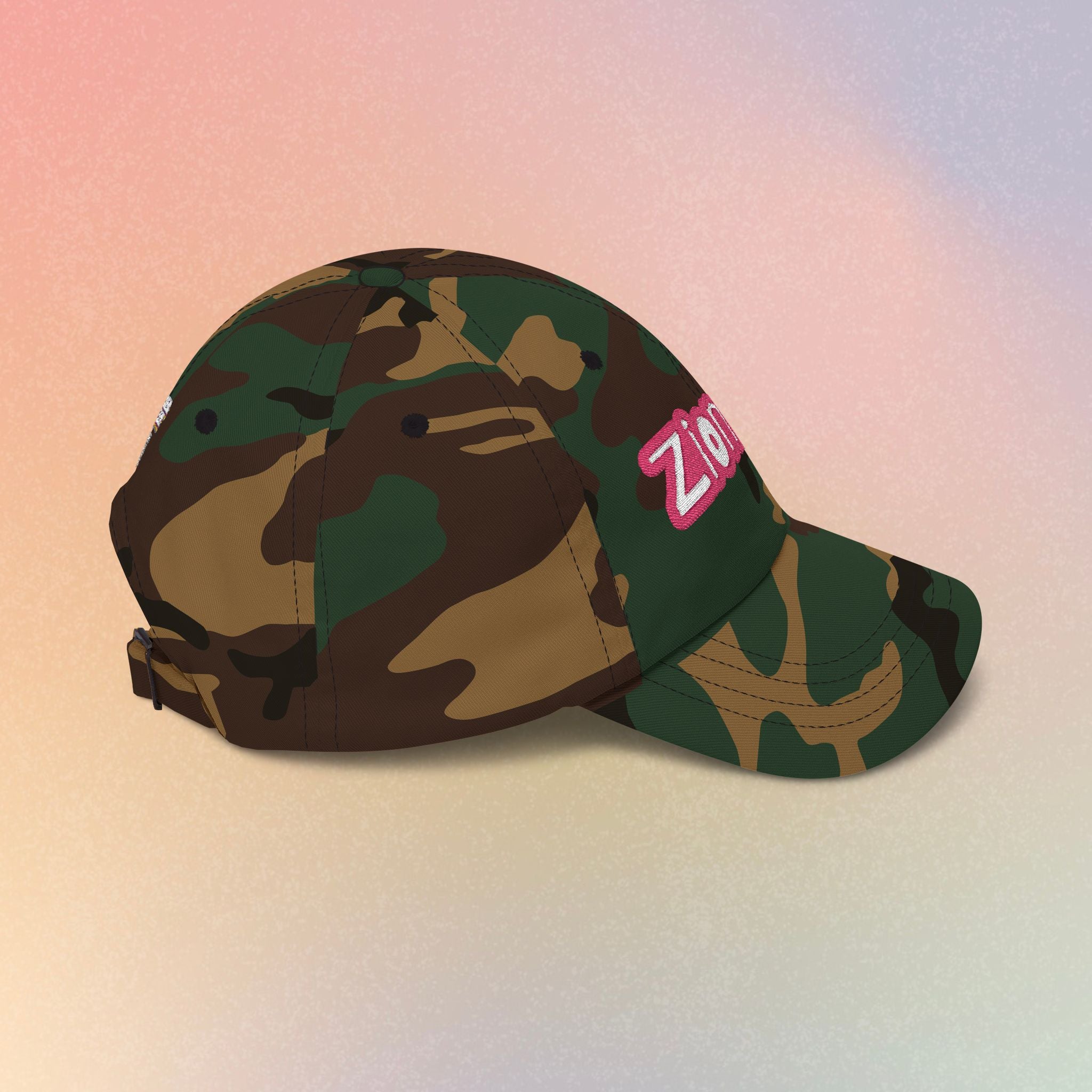 Zioness Embroidered (Dark Colors) Adjustable Baseball Cap