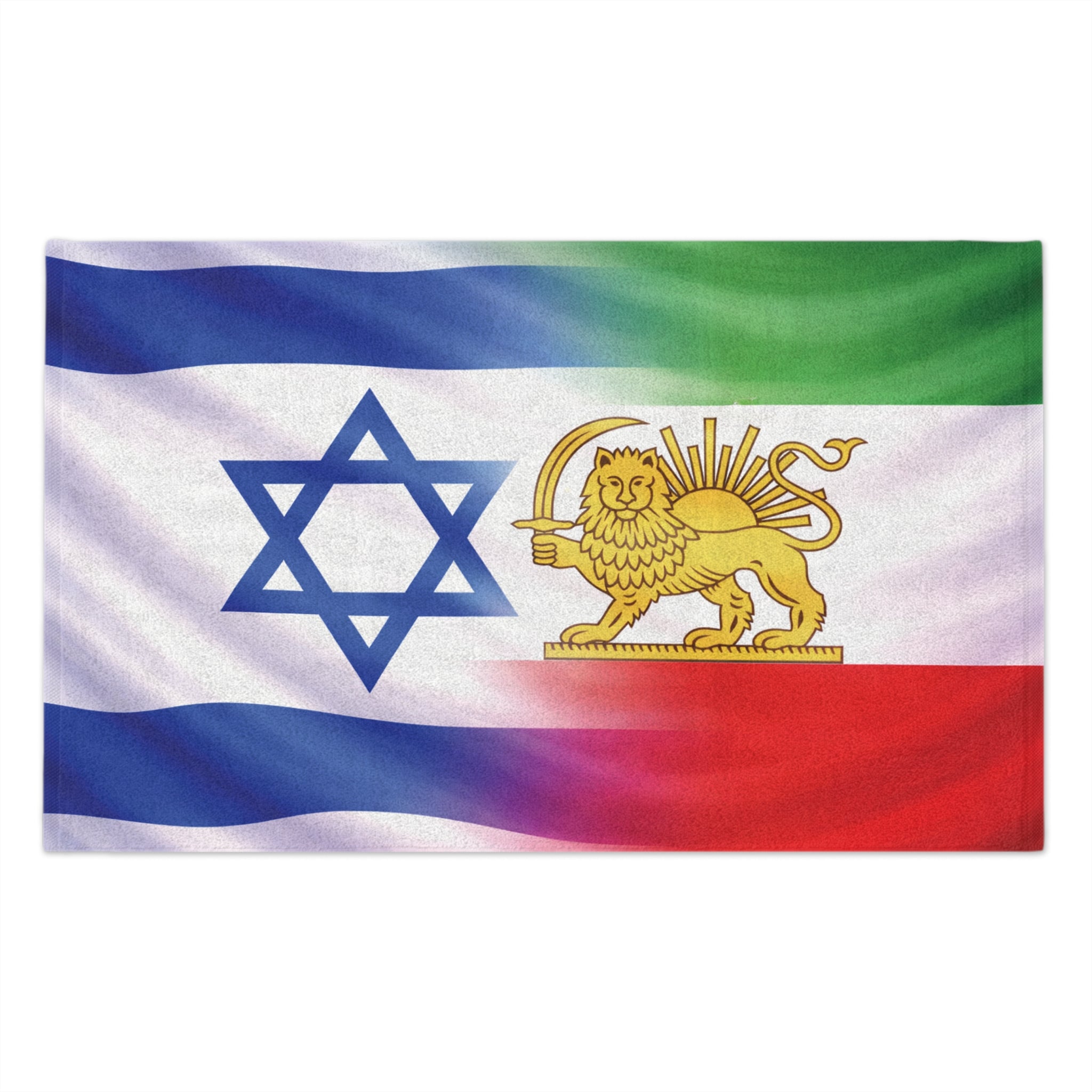 Rally Towel — Israeli and Persian Flag Solidarity (11x18)