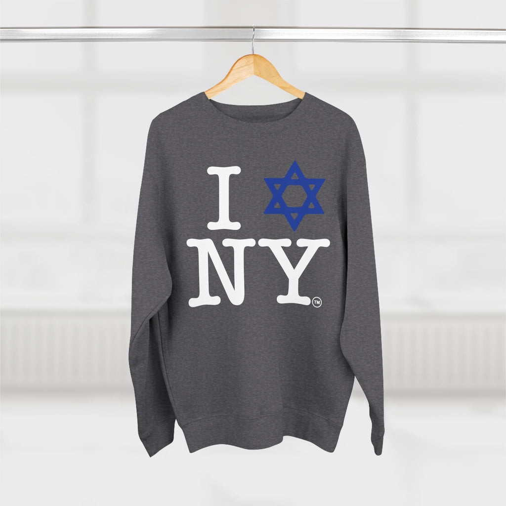 I Love Jewish Star NY Sweatshirt | Jewish New York Pride Crewneck