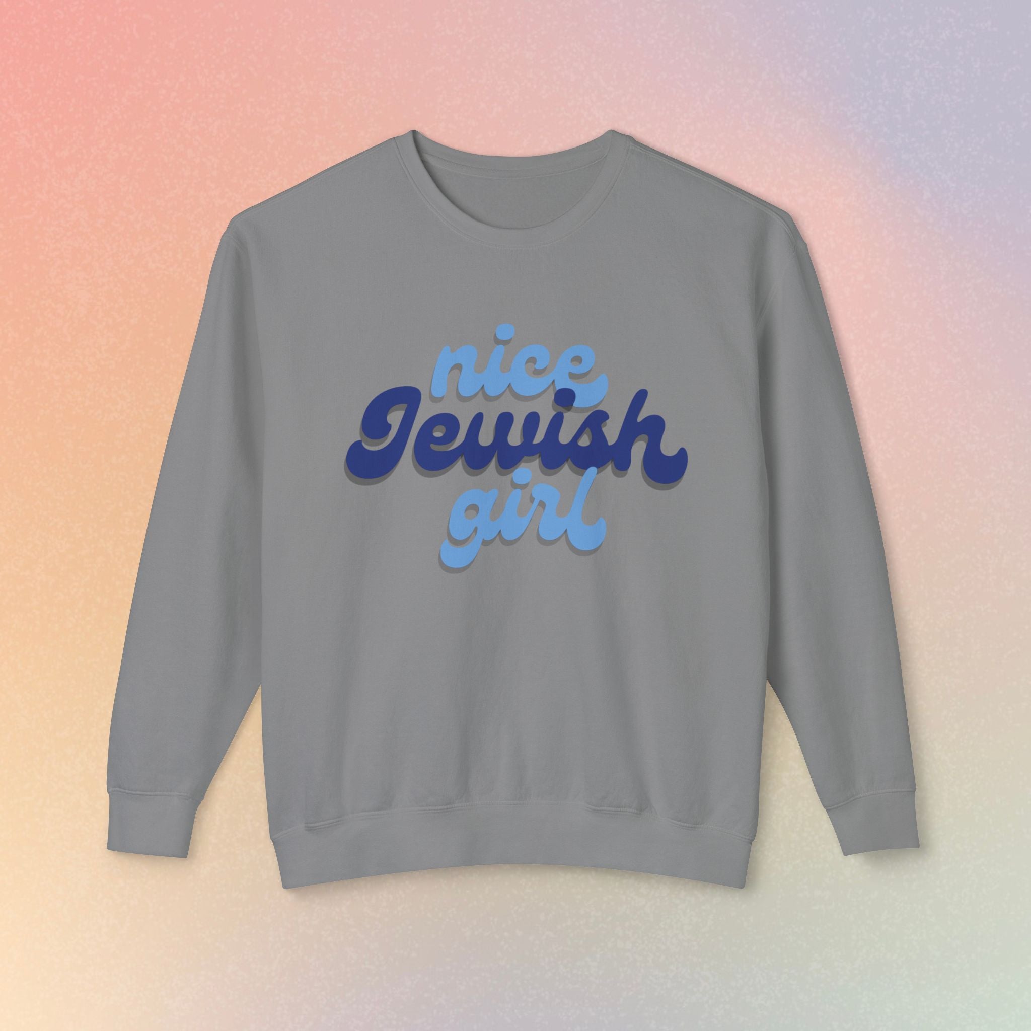 Nice Jewish Girl Sweatshirt | Female Jewish Pride Crewneck