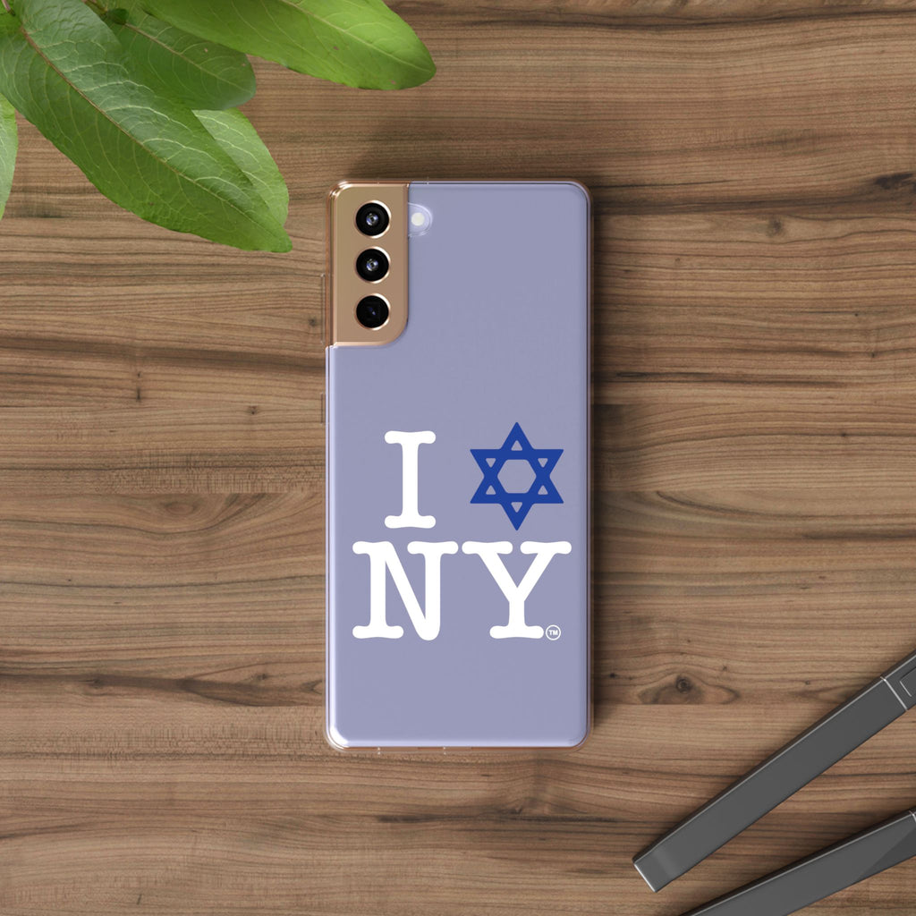 I Love NY Jewish Star Phone Case | Clear Case, Jewish New York Design