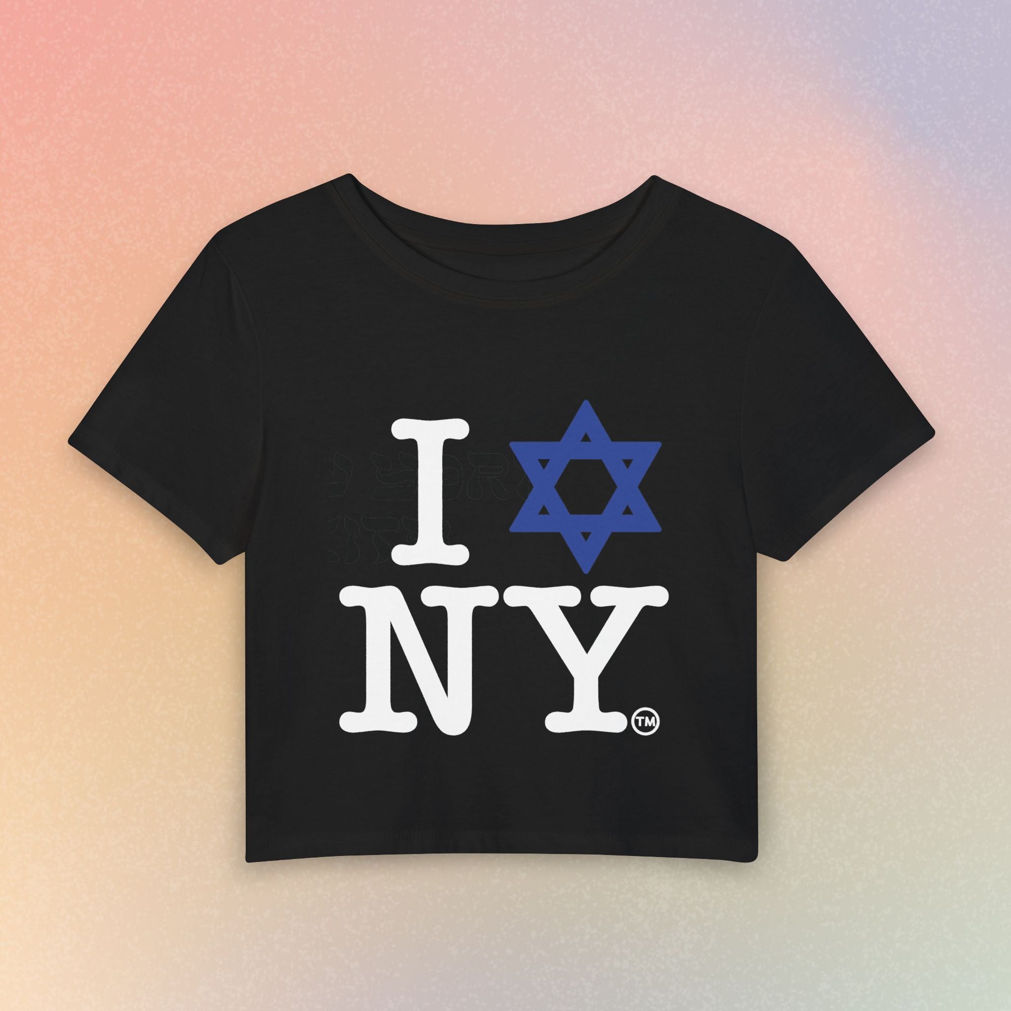 I Love NY Jewish Star Women's Baby Tee