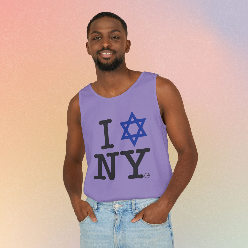 I Love NY Jewish Star Tank Top — Jewish NYC Pride Israel Love Sleeveless Tee