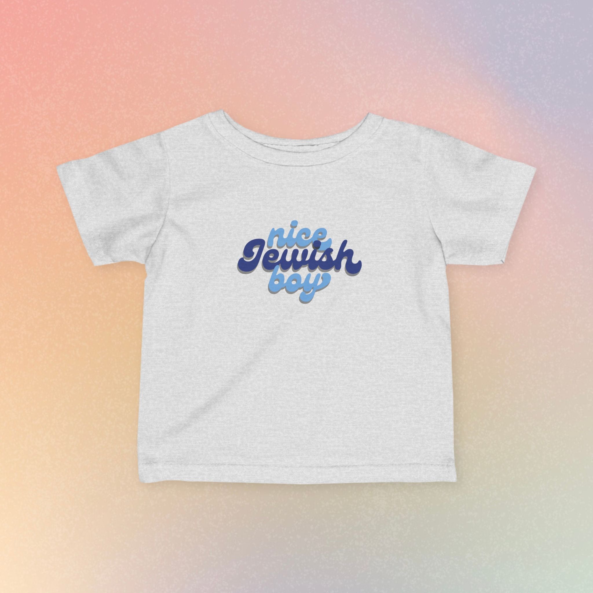Infant Tee — "Nice Jewish Boy" Cute Retro Baby T‑Shirt (Newborn to 24M)