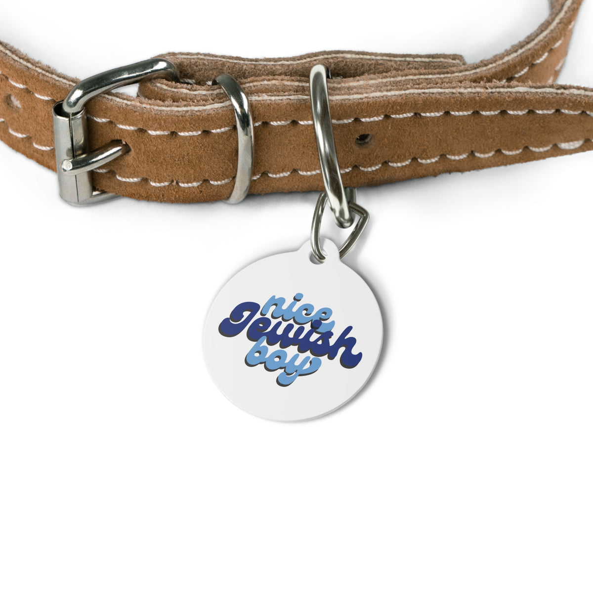 Nice Jewish Boy Pet Tag