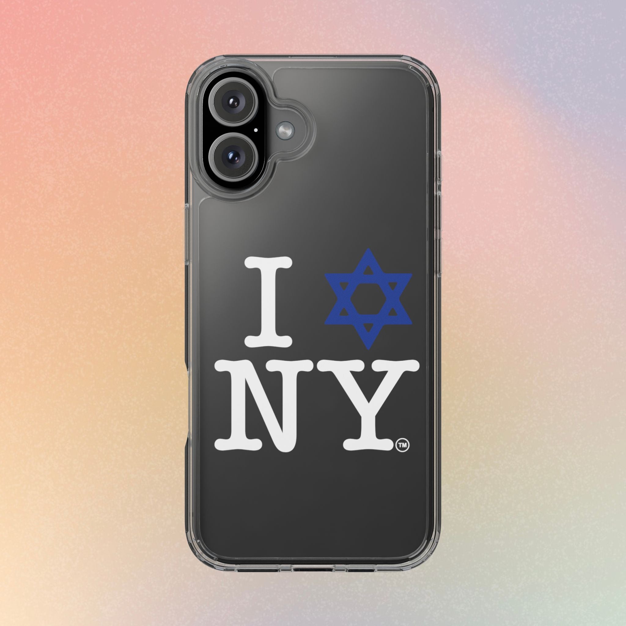 I Love NY Jewish Star Phone Case | Clear Case, Jewish New York Design