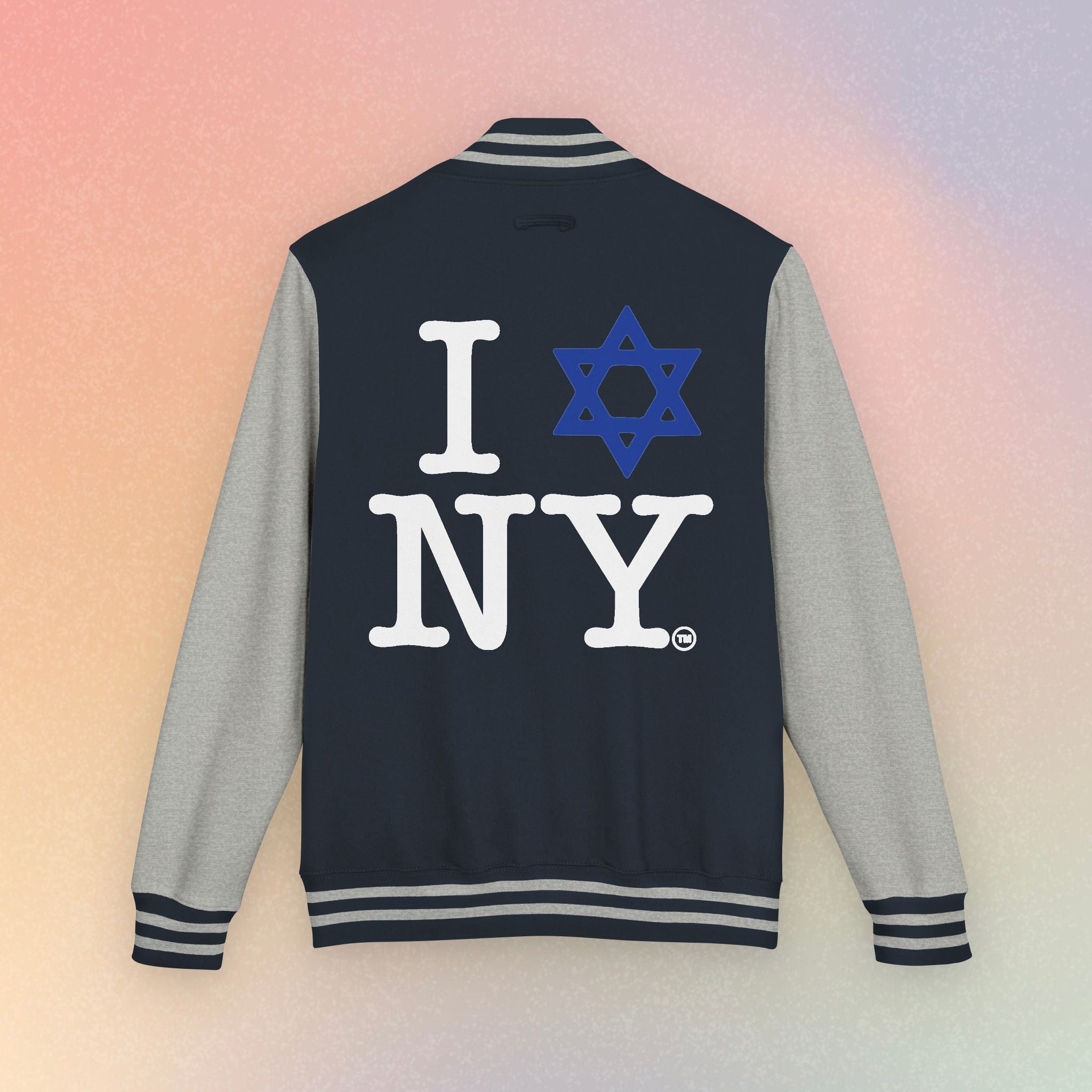 I NY Star of David Letterman Jacket | Jewish New York Varsity Jacket