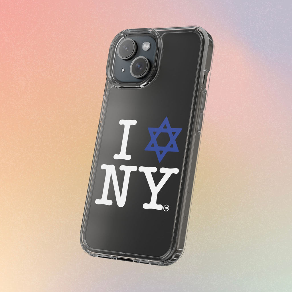 I Love NY Jewish Star Phone Case | Clear Case, Jewish New York Design