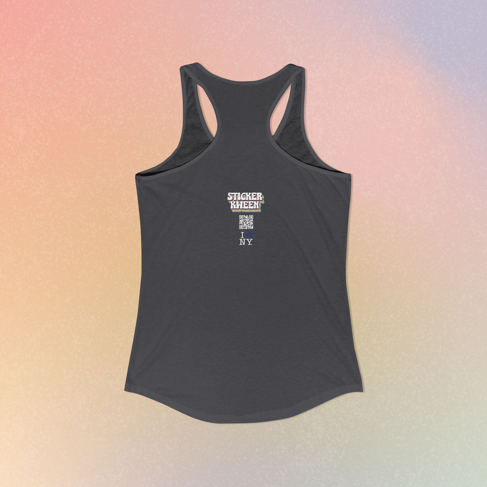 I Love NY Jewish Star Women's Ideal Racerback Tank