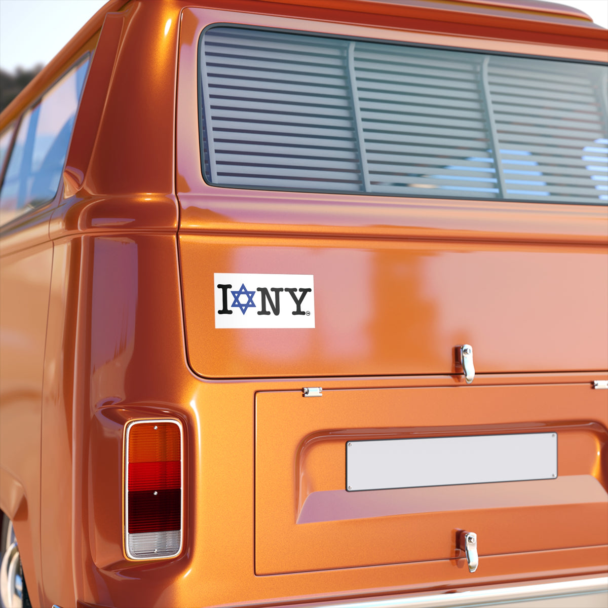 I Love New York Jewish Star Bumper Stickers