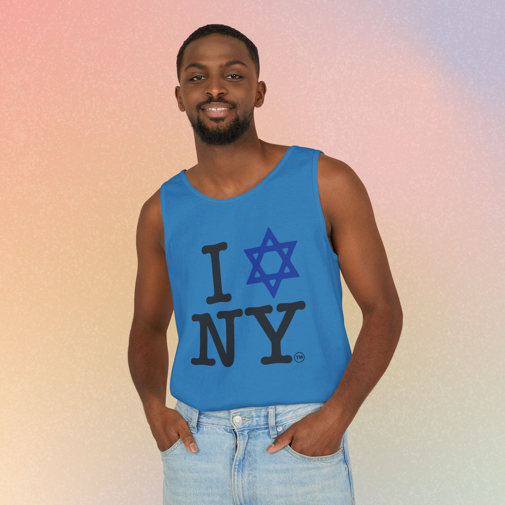 I Love NY Jewish Star Tank Top — Jewish NYC Pride Israel Love Sleeveless Tee
