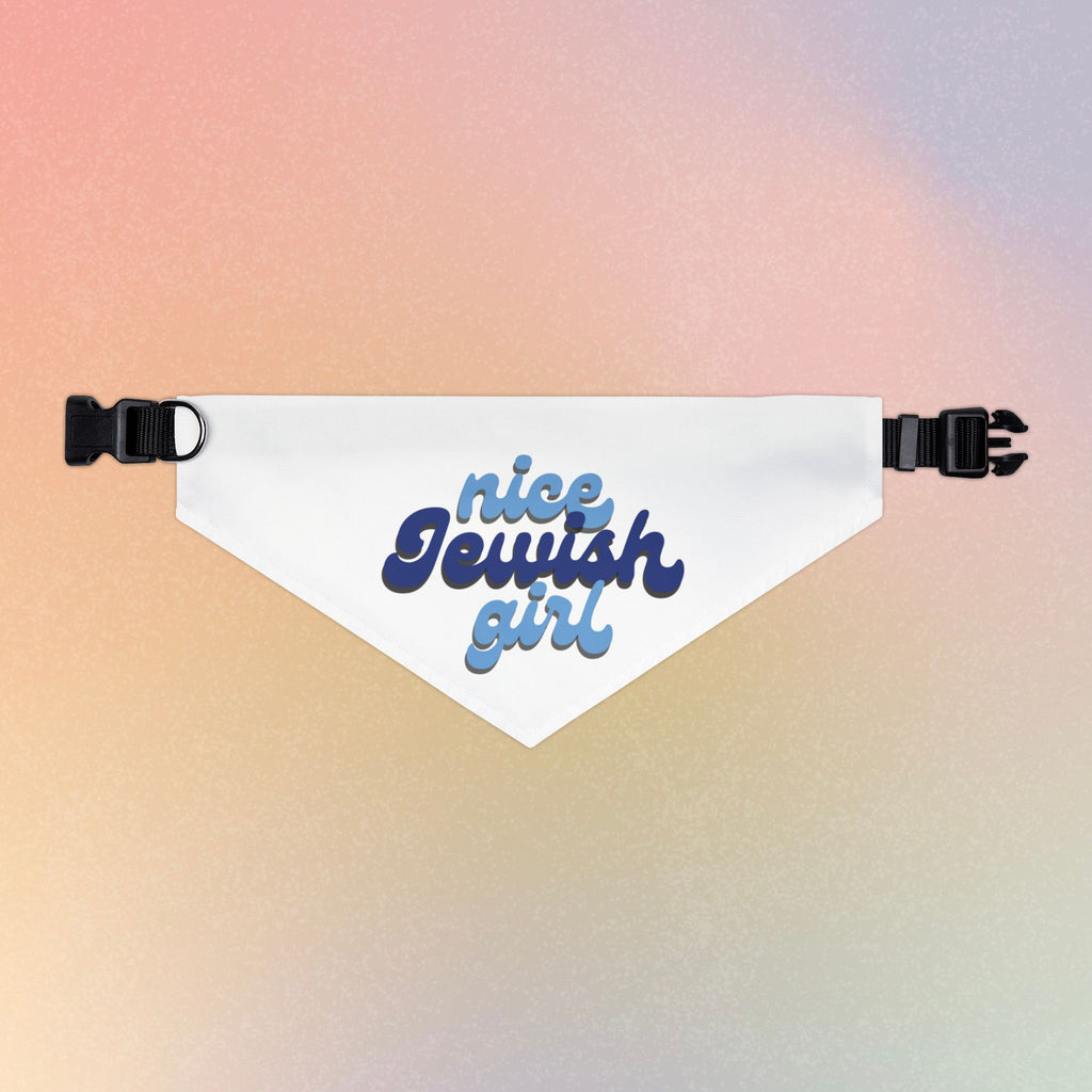 Nice Jewish Girl Pet Bandana Collar - Nice Jewish Dog/Cat