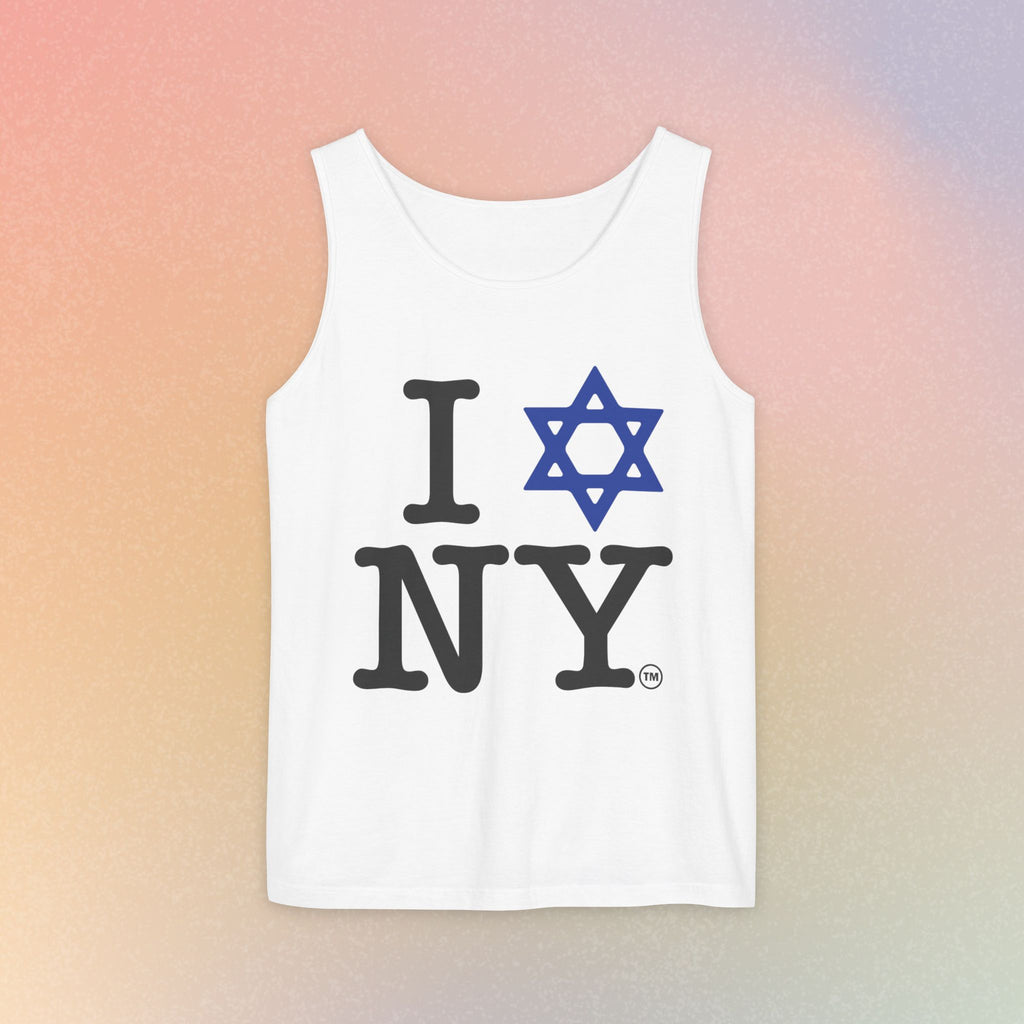 I Love NY Jewish Star Tank Top — Jewish NYC Pride Israel Love Sleeveless Tee