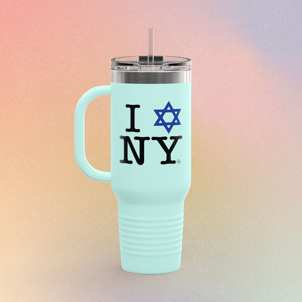 I Love NY Jewish Star - Stainless Steel 40oz Insulated Tumbler