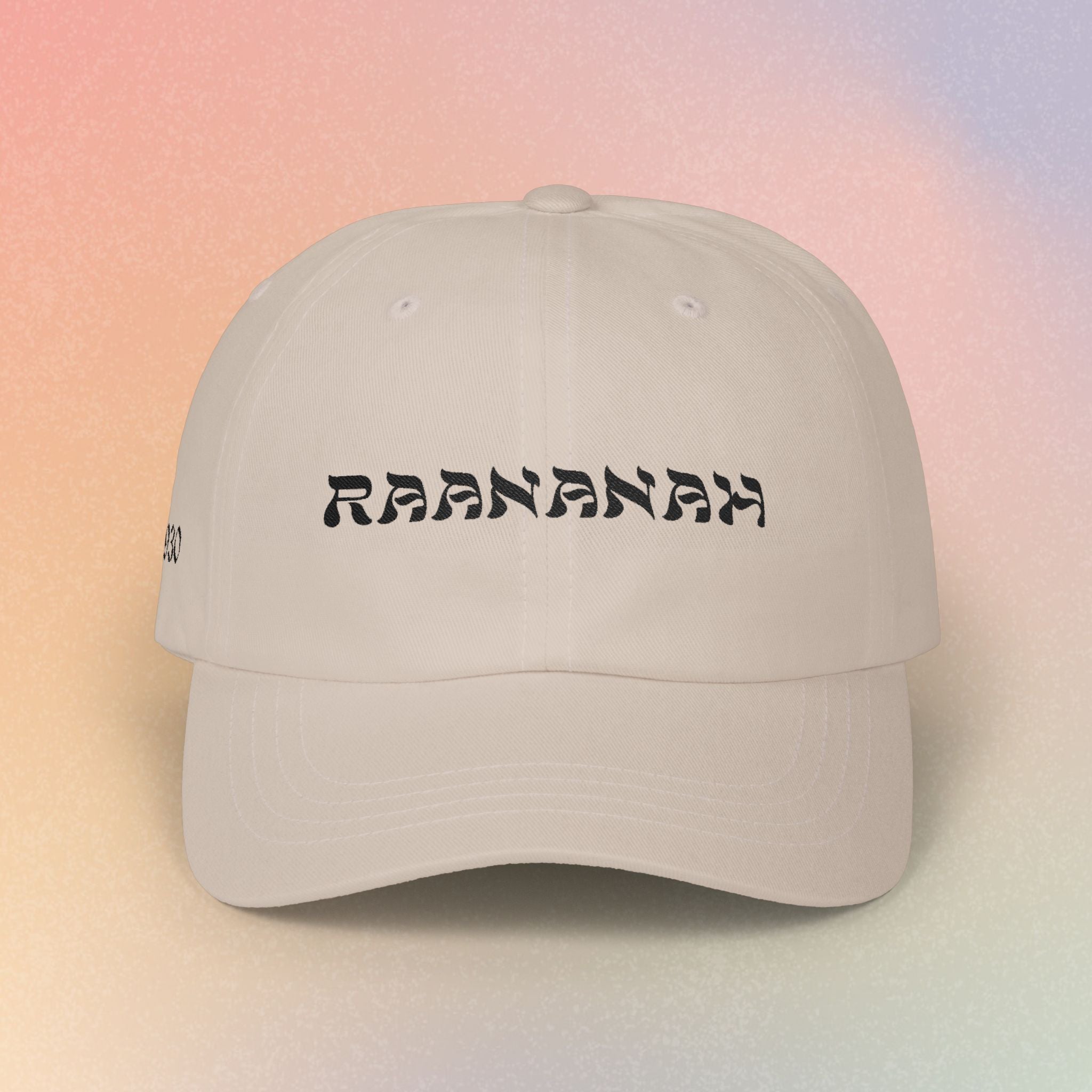 Raananah Park | 10930 | Embroidered Baseball Hat *Light Colors*