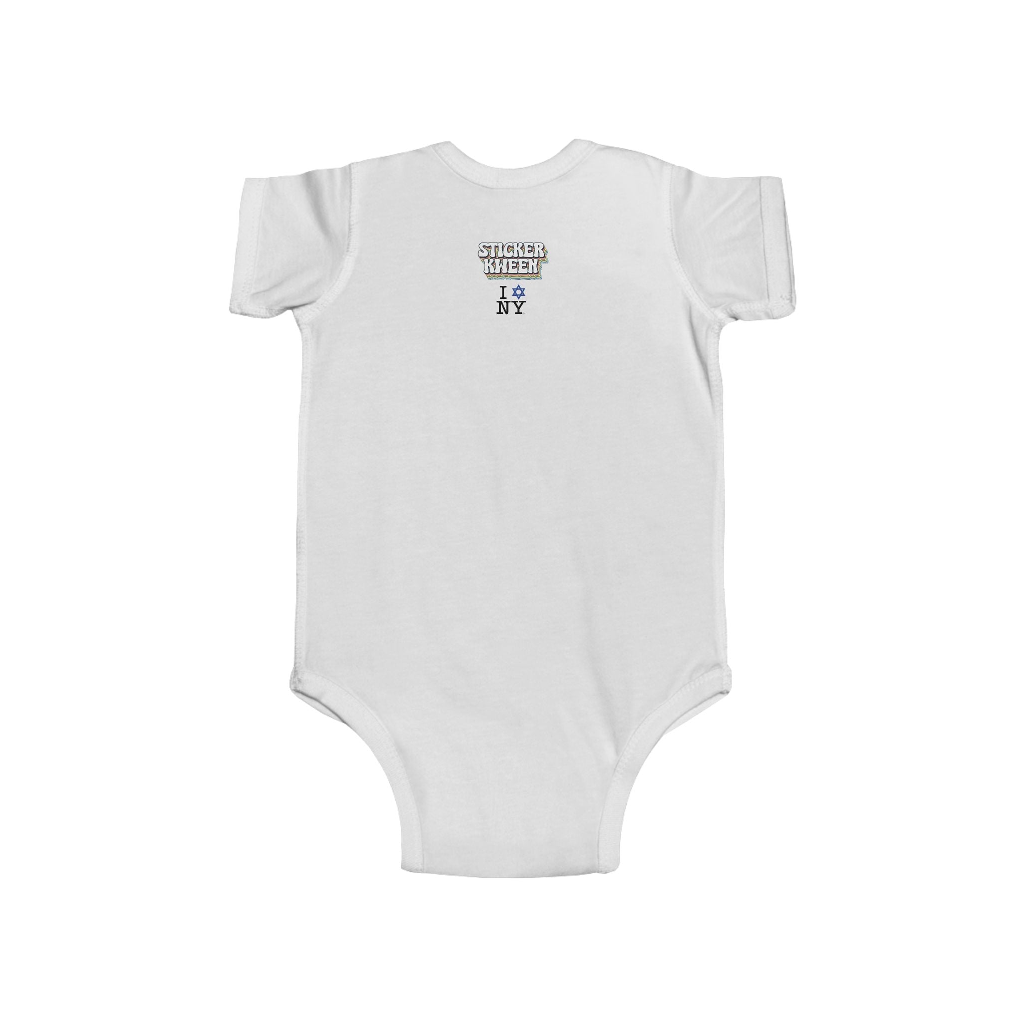 I Love NY Star of David Infant Onesie | Jewish New York Pride