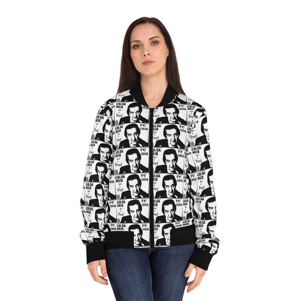 Golda Meir Has A Posse Women's Bomber Jacket
