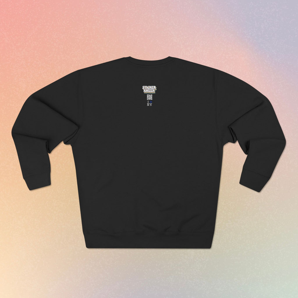 I Love Jewish Star NY Sweatshirt | Jewish New York Pride Crewneck