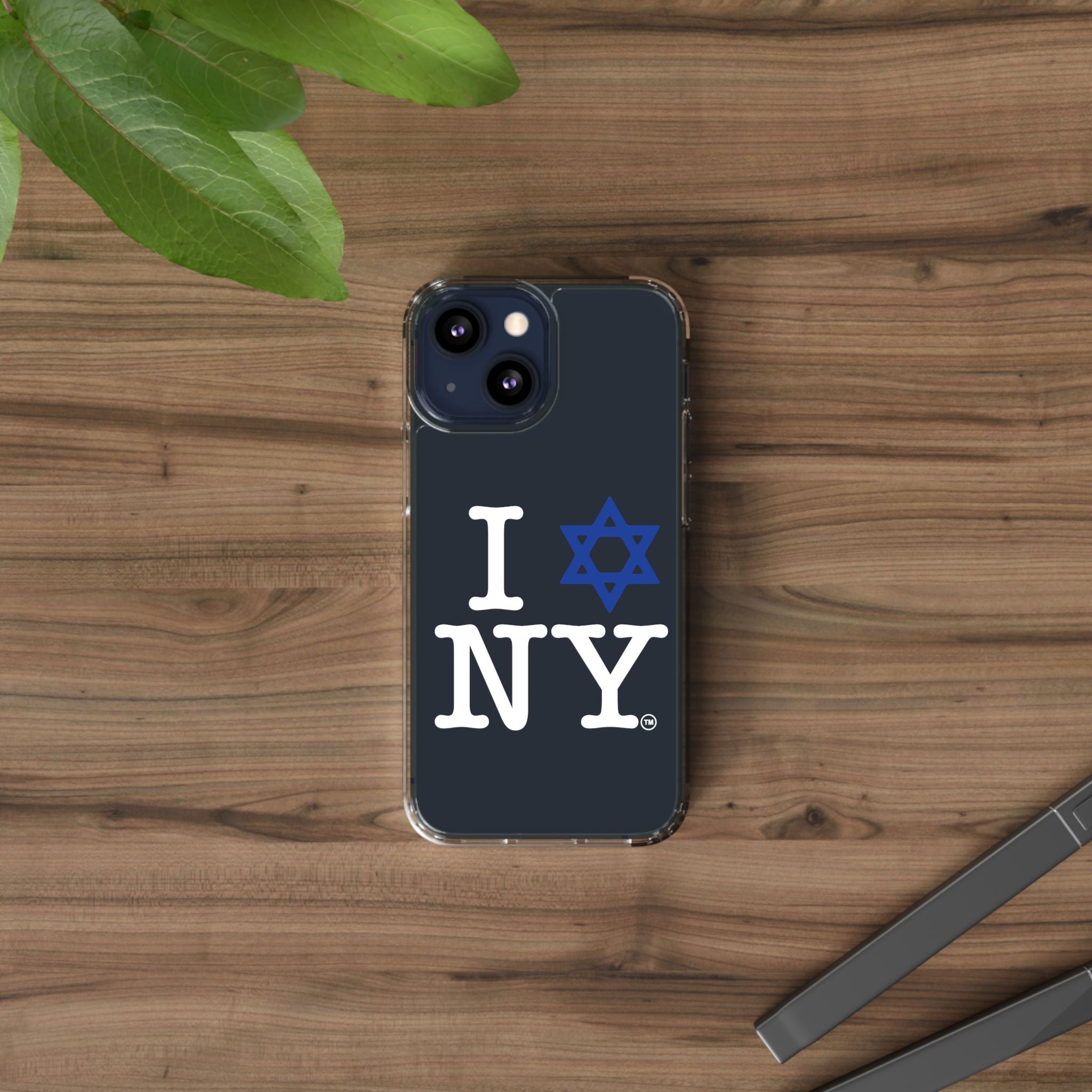 I Love NY Jewish Star Phone Case | Clear Case, Jewish New York Design