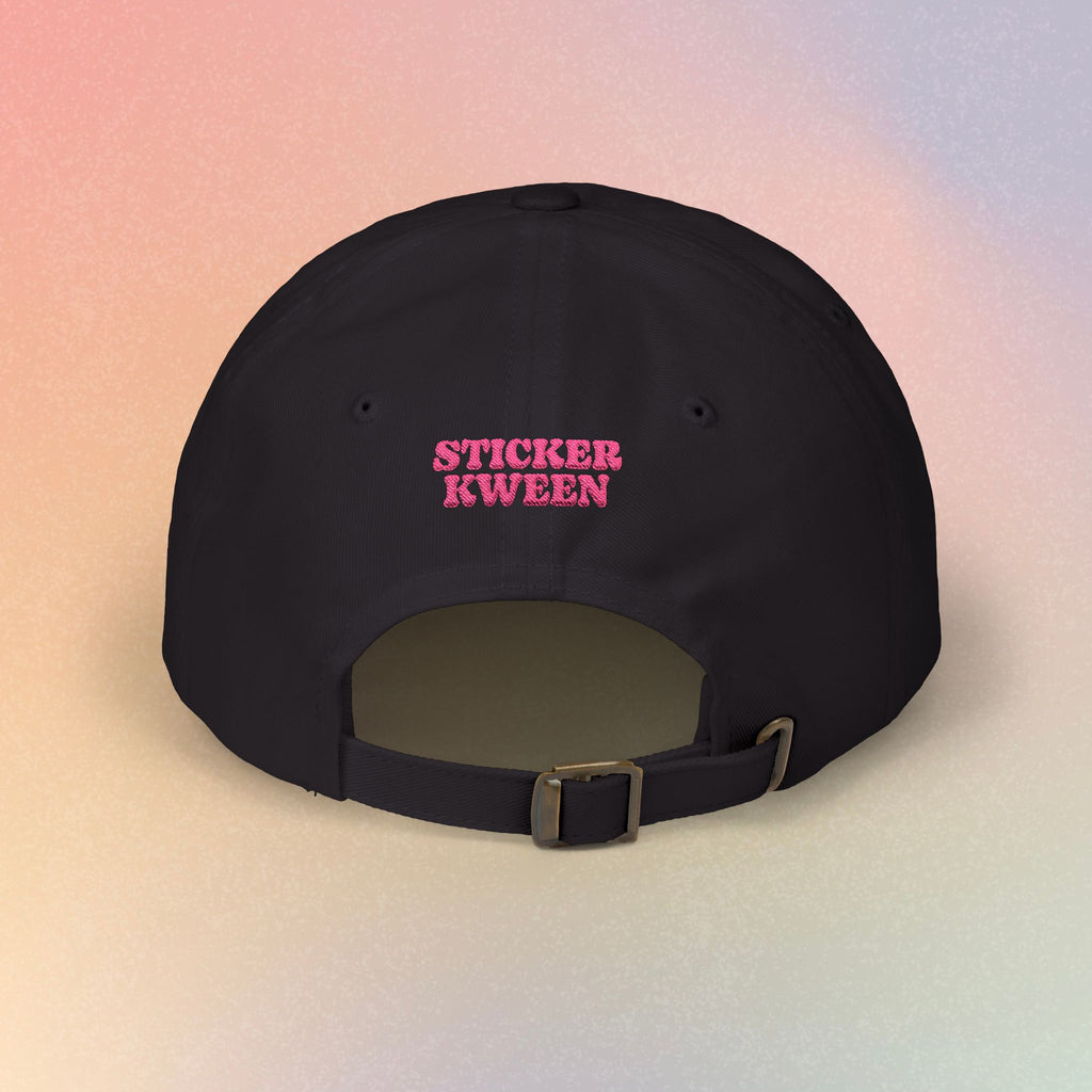 Zioness Embroidered Baseball Cap – Pink Barbie Font Jewish Pride Baseball Hat