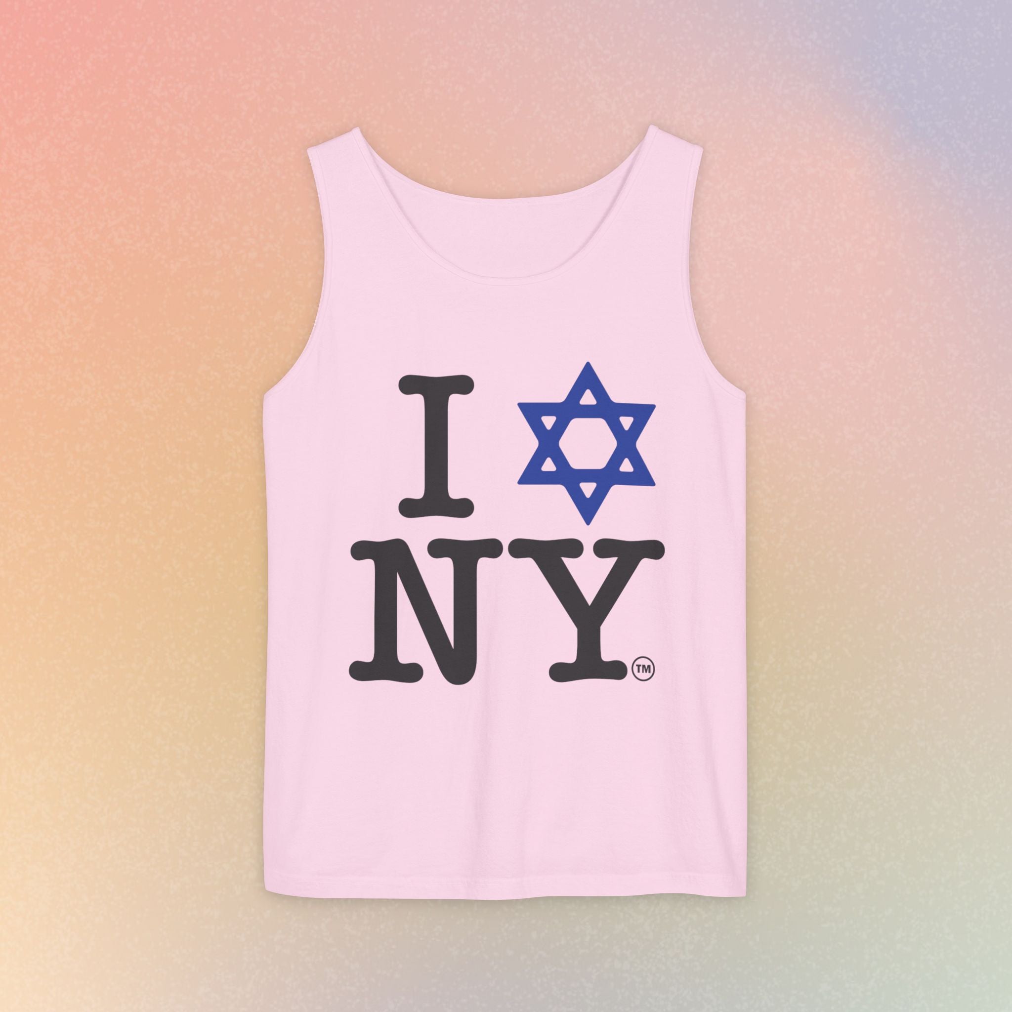 I Love NY Jewish Star Tank Top — Jewish NYC Pride Israel Love Sleeveless Tee