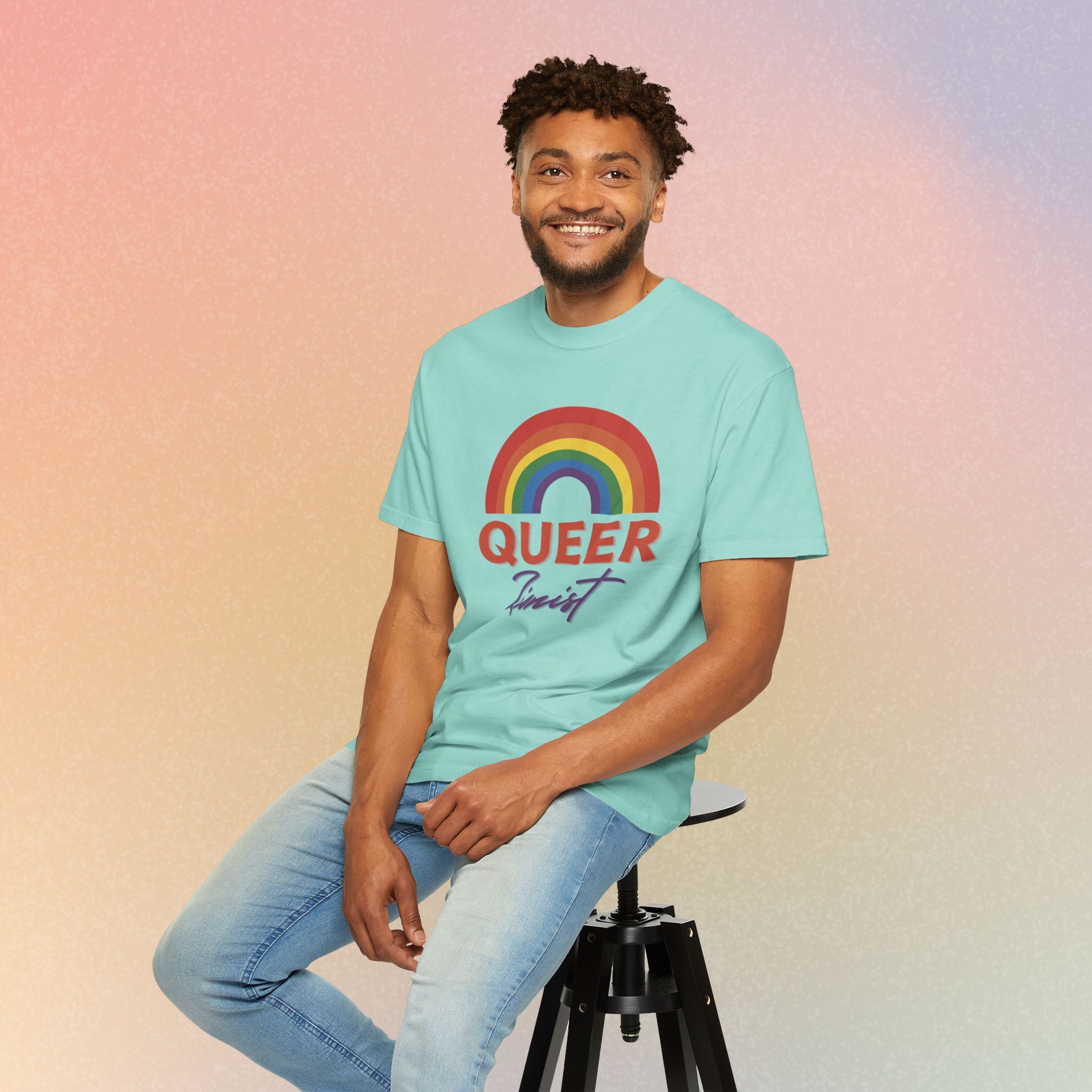 Queer Zion T-Shirt - Rainbow Transgender Pride Tee