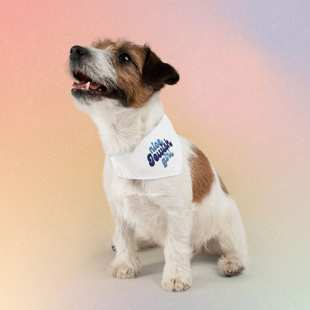 Nice Jewish Girl Pet Bandana Collar - Nice Jewish Dog/Cat