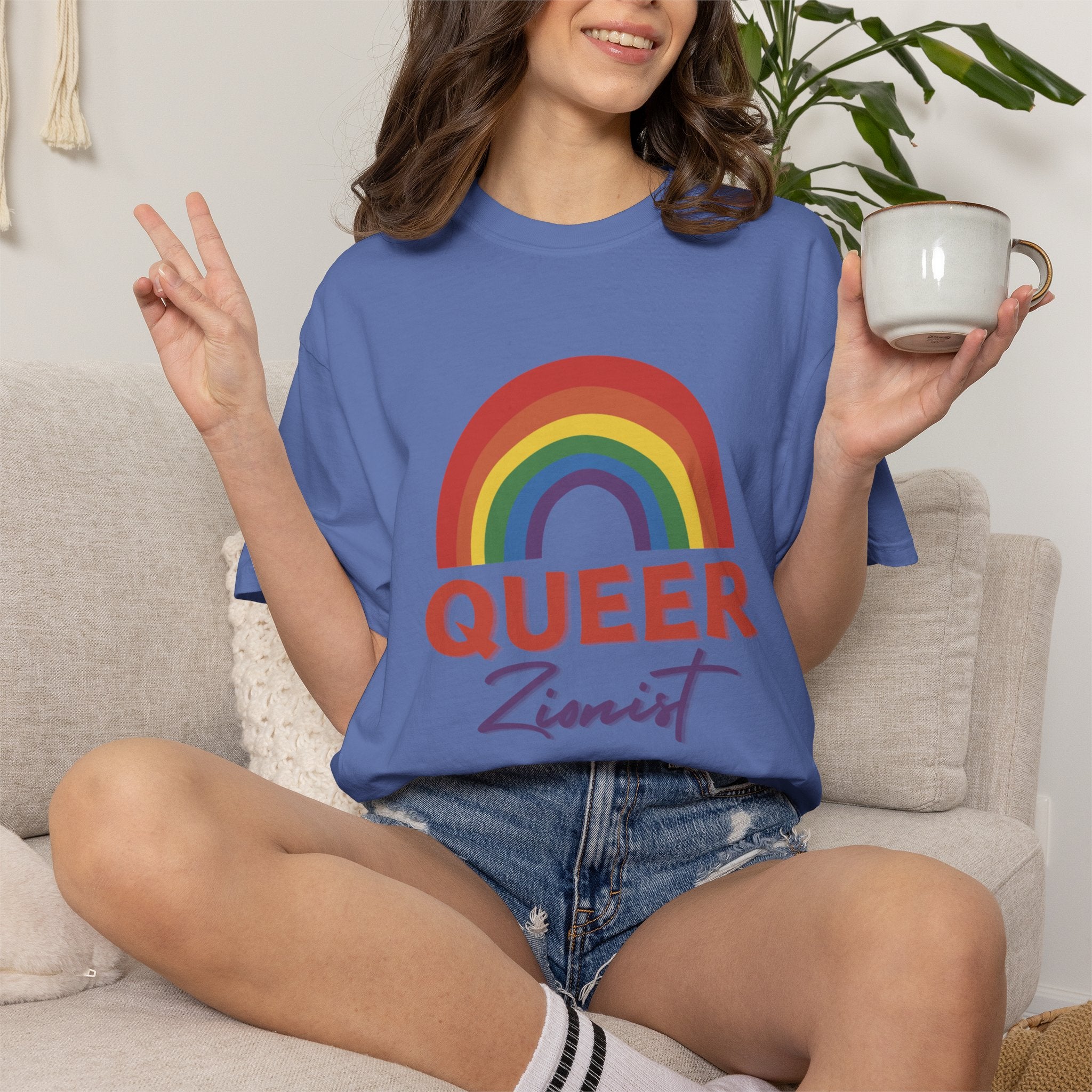Queer Zion T-Shirt - Rainbow Transgender Pride Tee