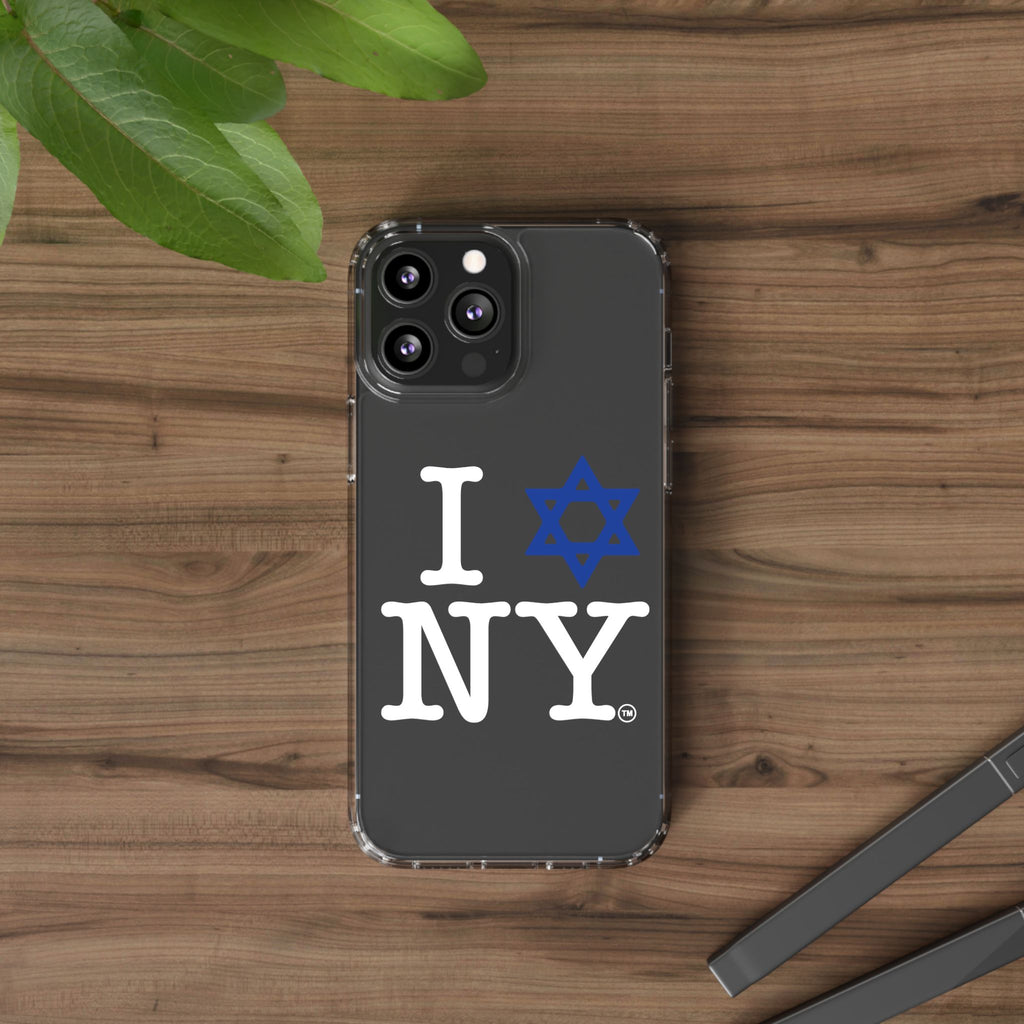 I Love NY Jewish Star Phone Case | Clear Case, Jewish New York Design