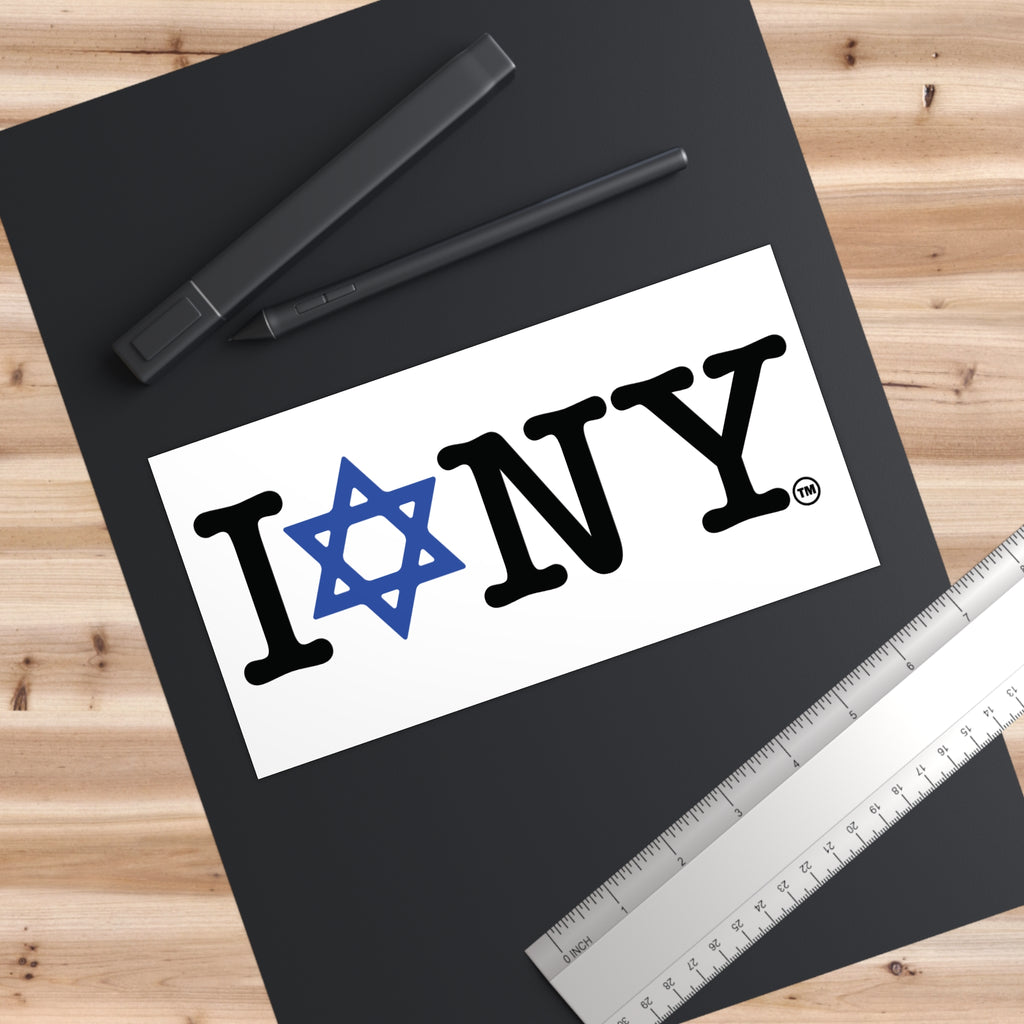 I Love New York Jewish Star Bumper Stickers