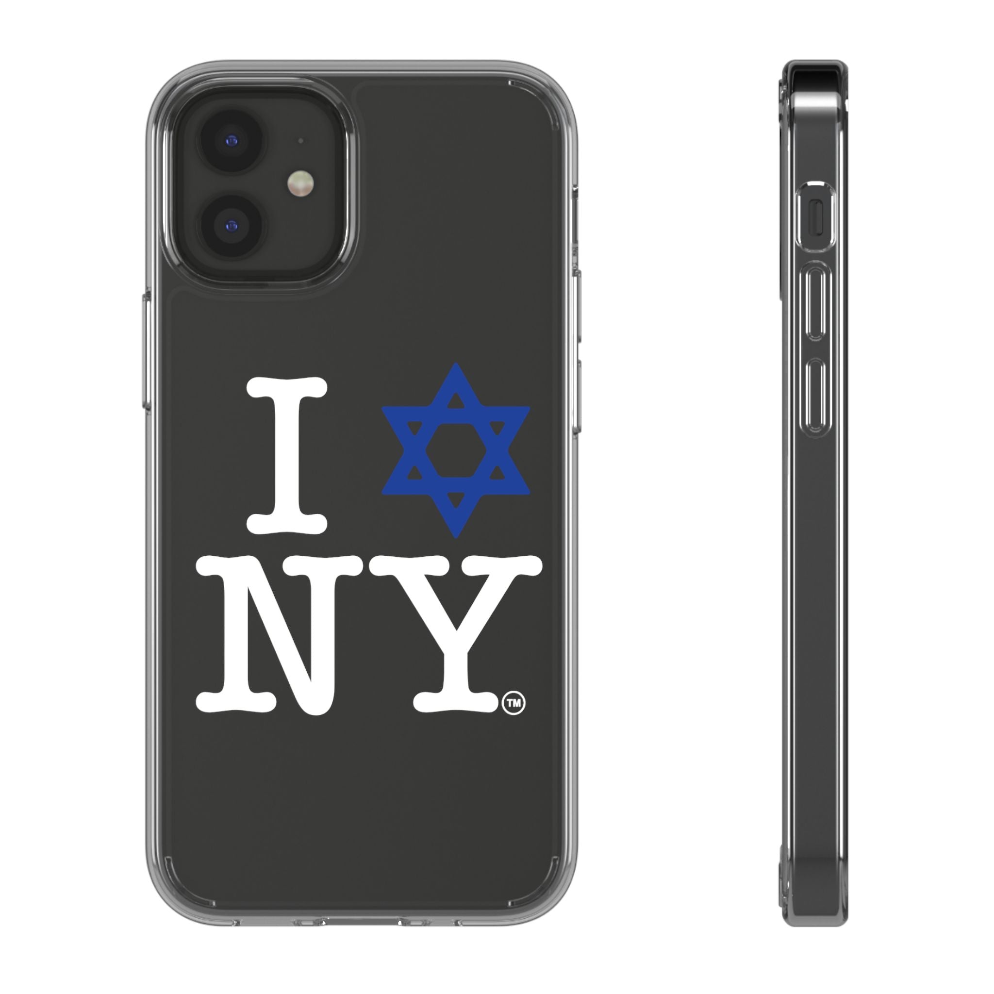 I Love NY Jewish Star Phone Case | Clear Case, Jewish New York Design
