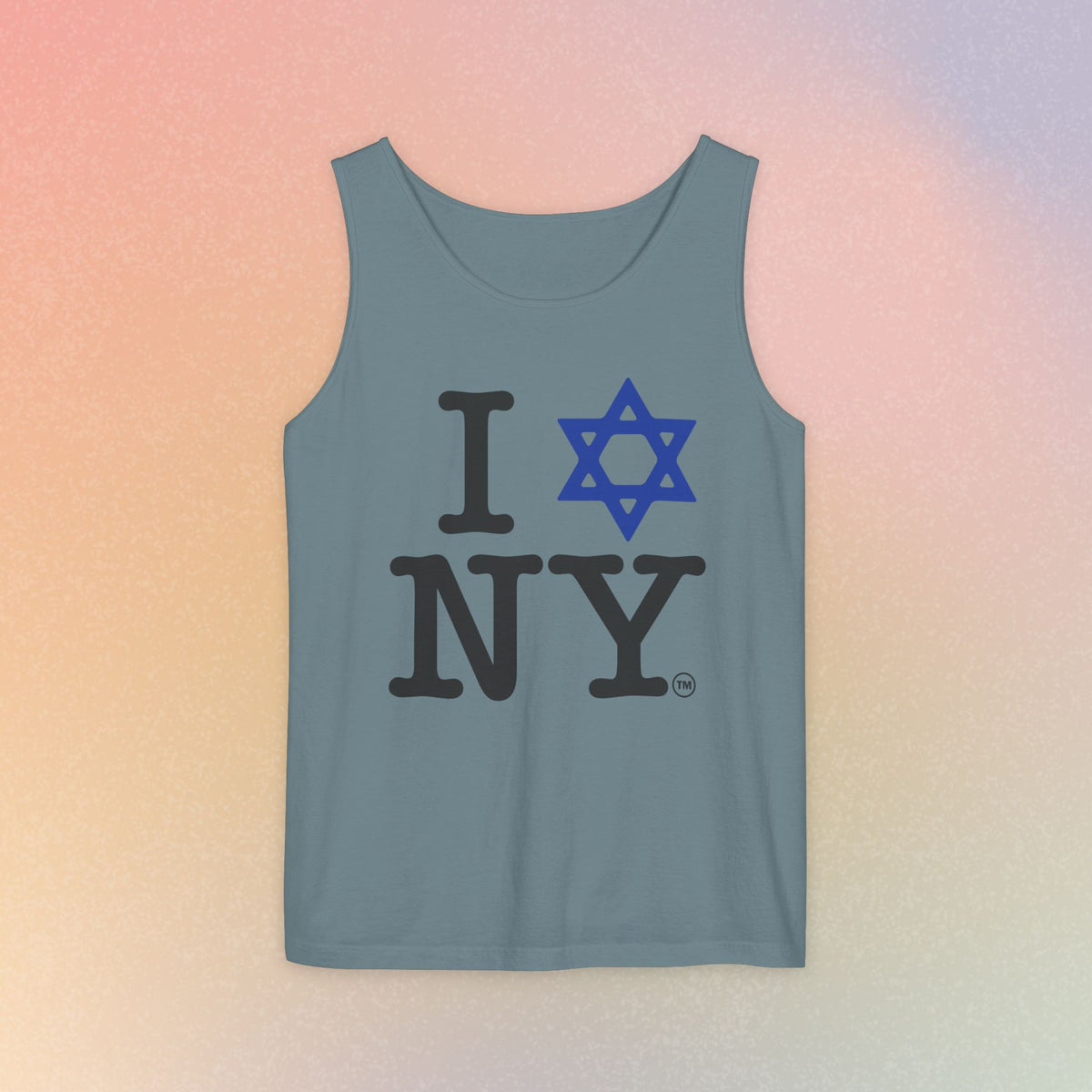 I Love NY Jewish Star Tank Top — Jewish NYC Pride Israel Love Sleeveless Tee