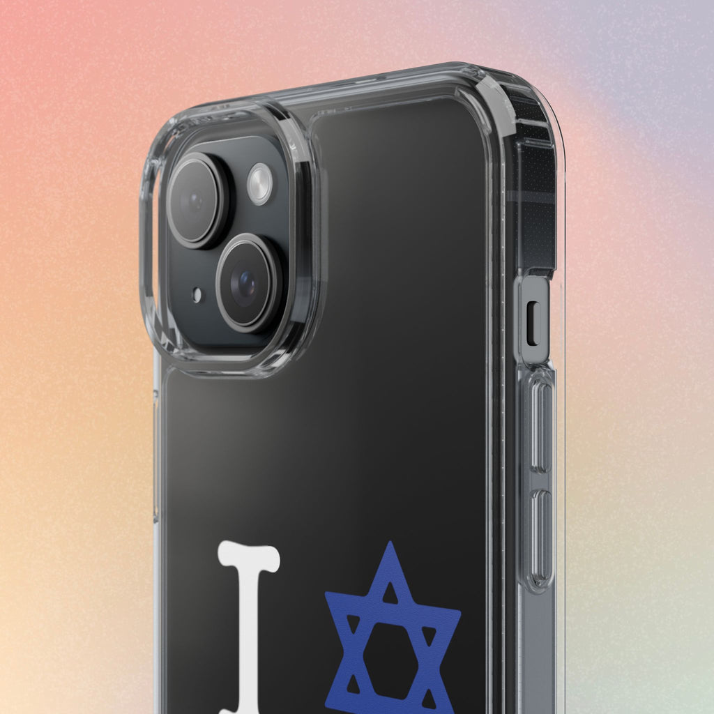 I Love NY Jewish Star Phone Case | Clear Case, Jewish New York Design