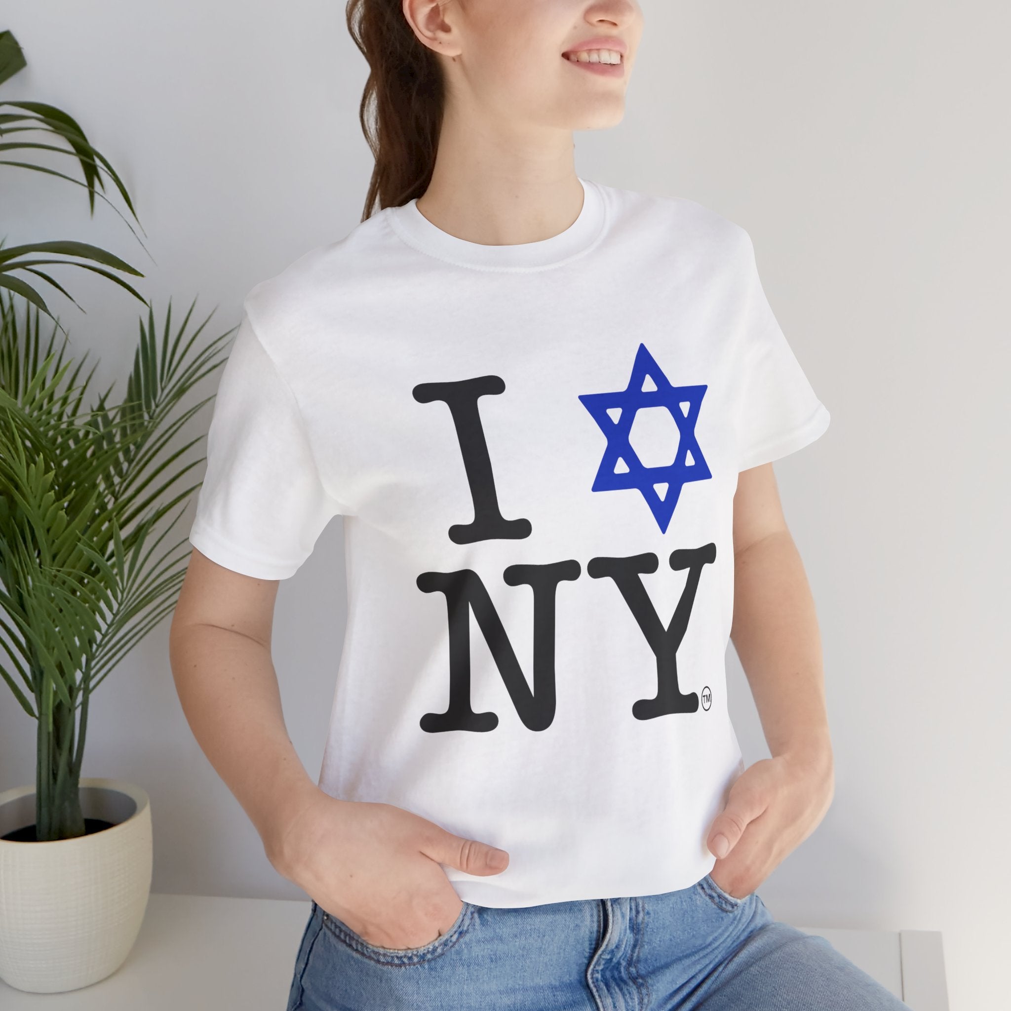 I Love NY Jewish Star T-Shirt | Jewish New York Pride Tee