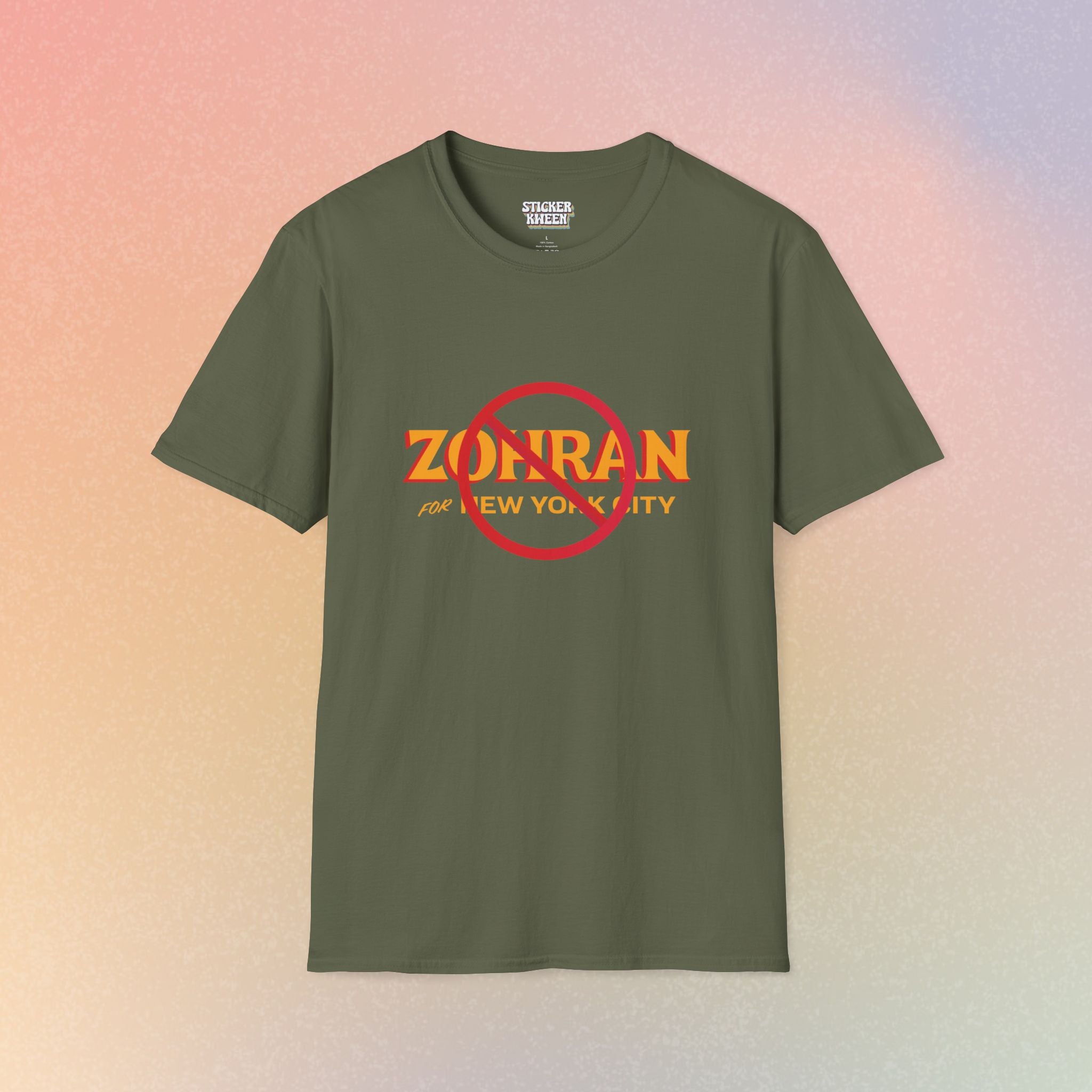 Anti Zohran Mamdani Unisex Softstyle T-Shirt