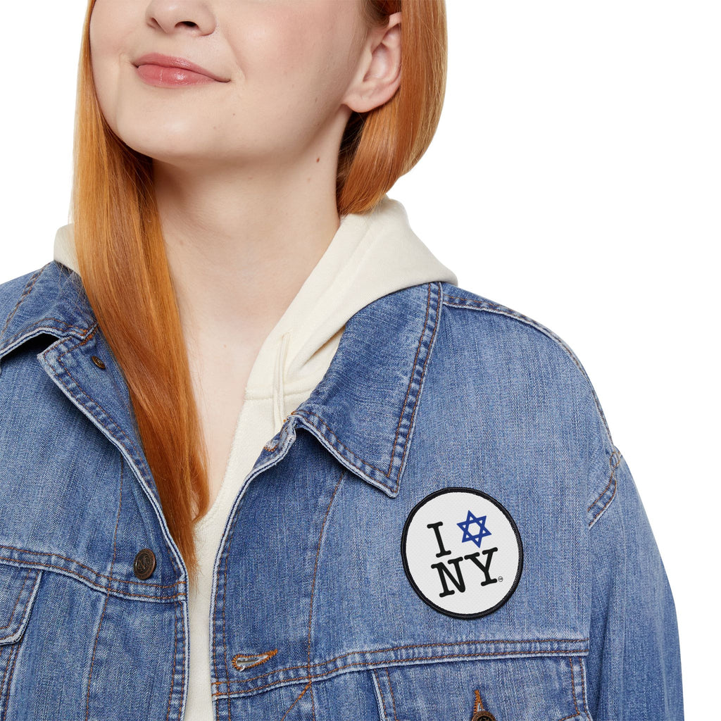 Iron-On Patch — I Love NY Star of David NYC Pride Patch