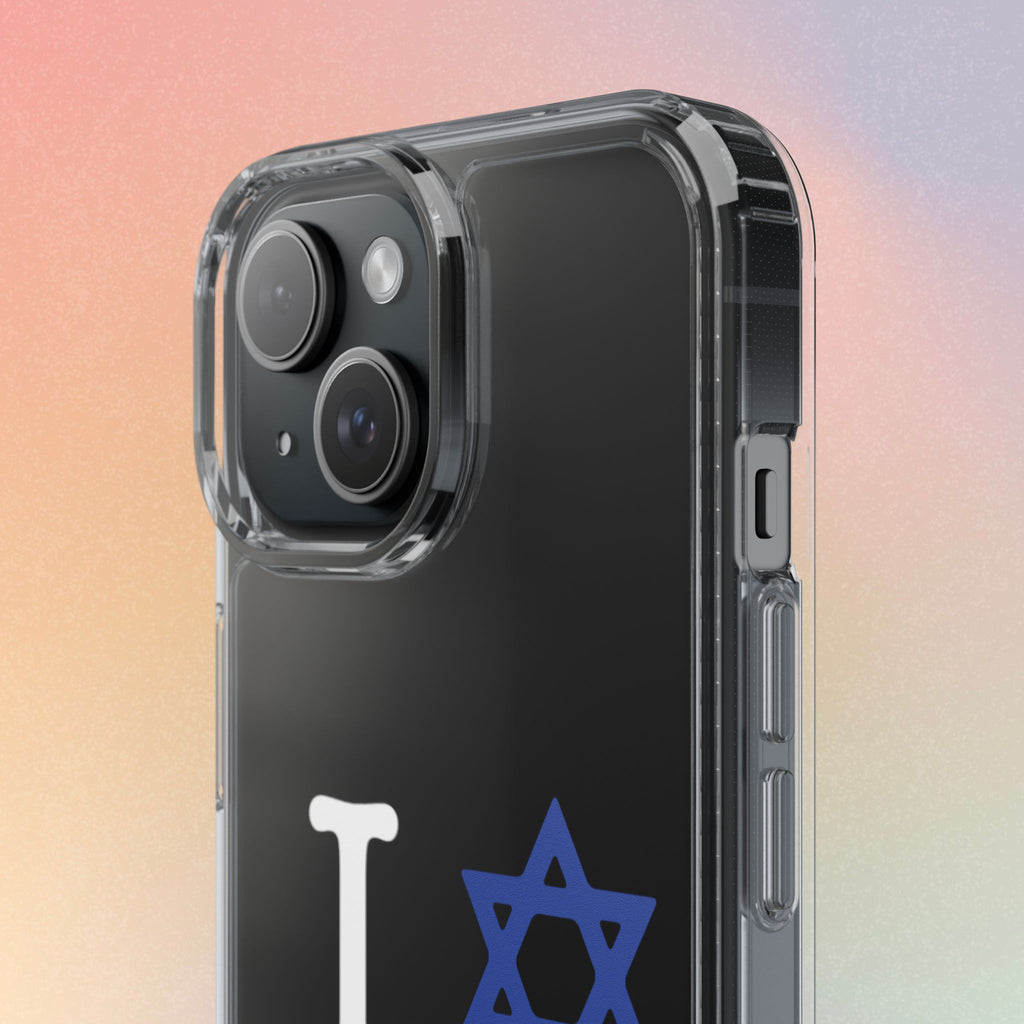 I Love NY Jewish Star Phone Case | Clear Case, Jewish New York Design