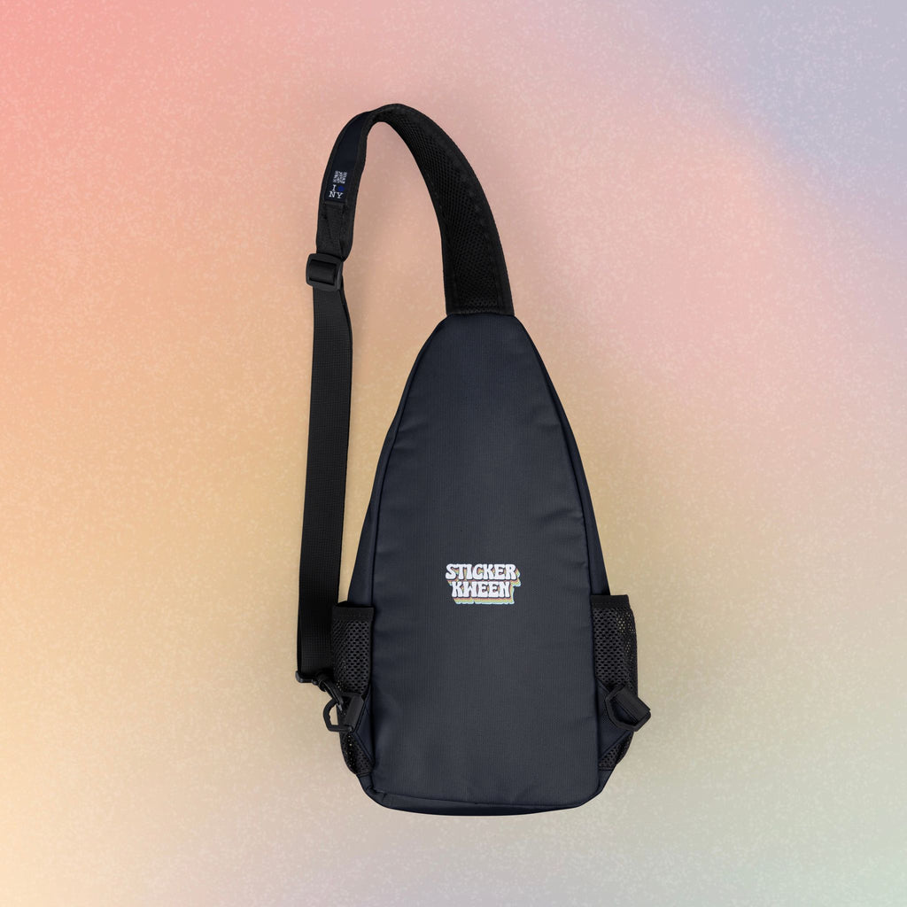 I Love NY Star of David Chest Bag — Jewish New York Sling Bag