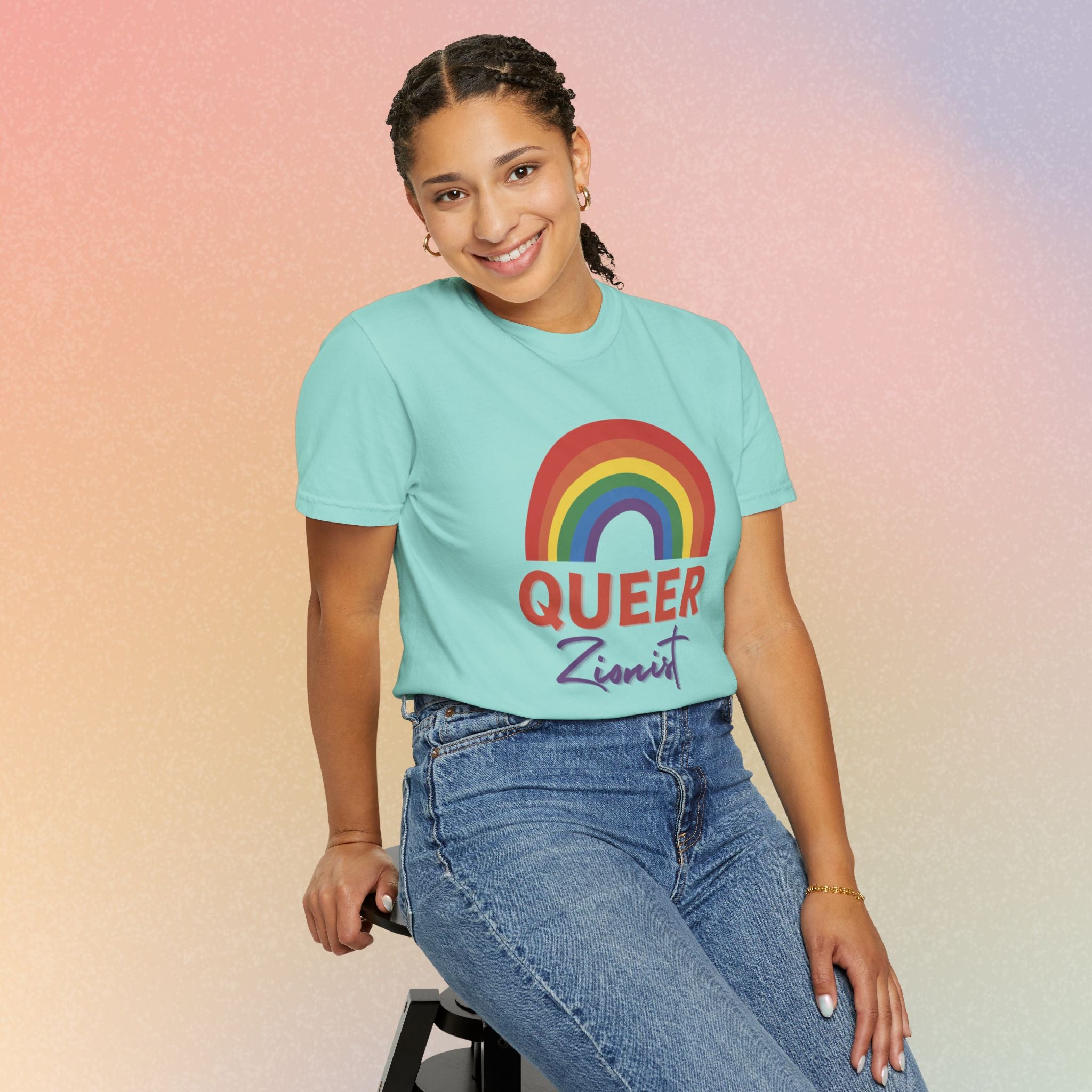 Queer Zion T-Shirt - Rainbow Transgender Pride Tee