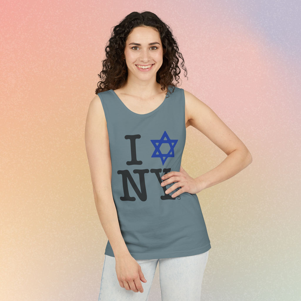 I Love NY Jewish Star Tank Top — Jewish NYC Pride Israel Love Sleeveless Tee