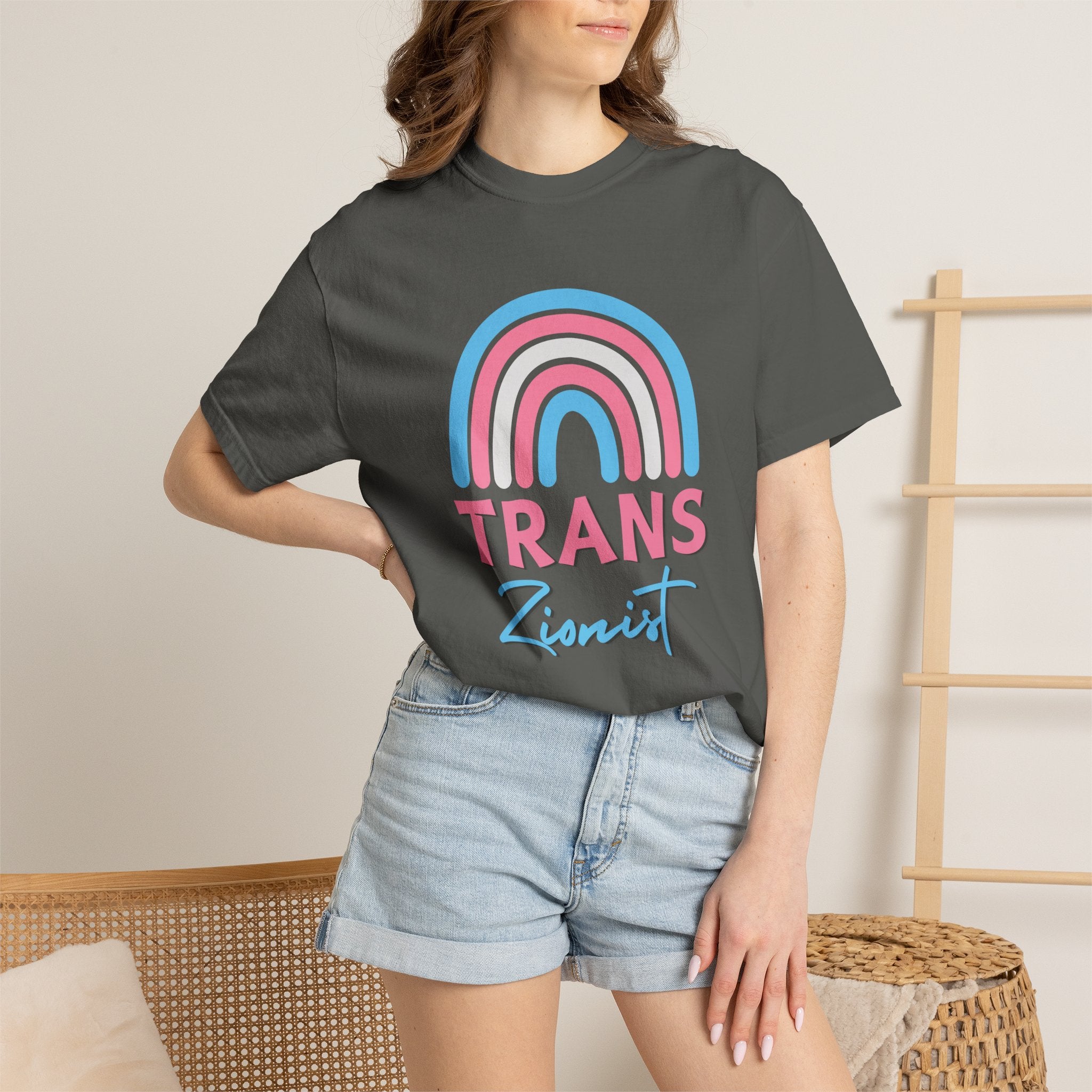 Trans Zion T-Shirt - Rainbow Transgender Pride Tee